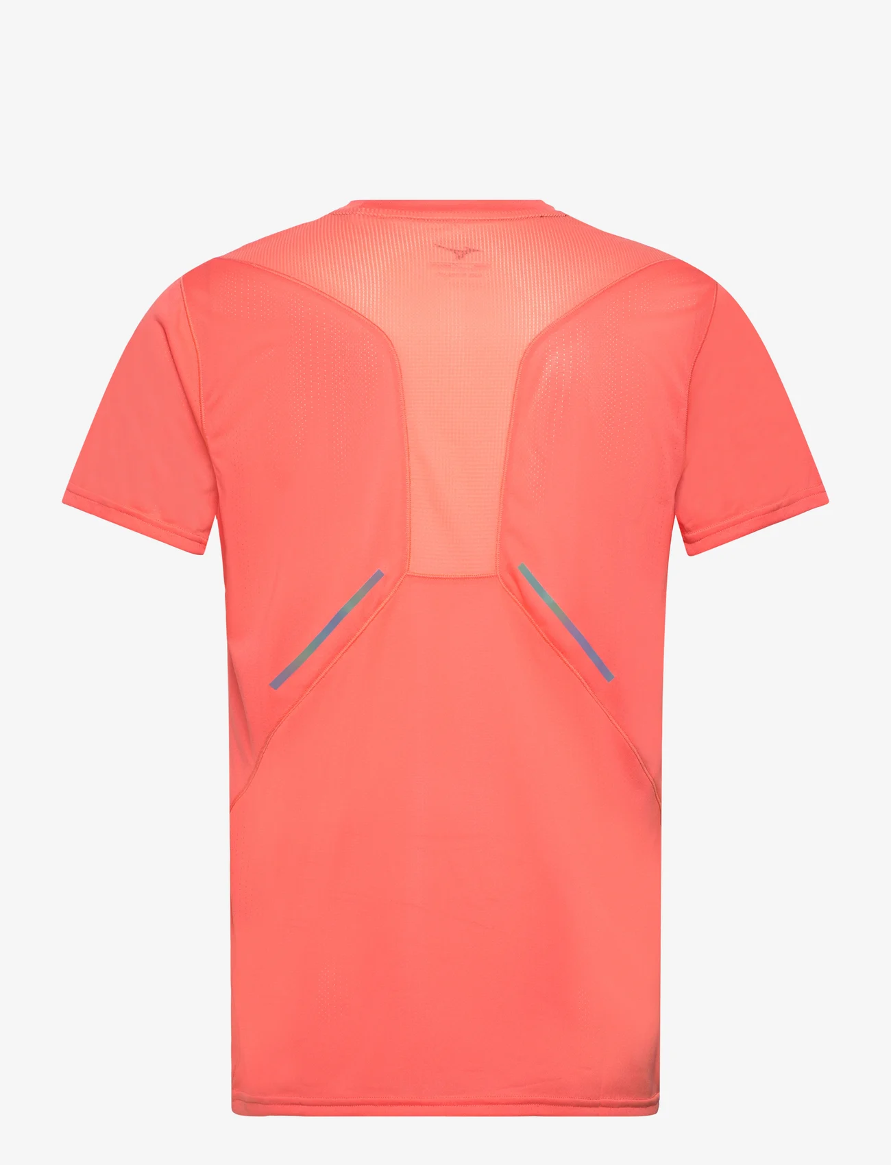 Mizuno - DryAeroFlow Tee(M) - short-sleeved t-shirts - nasturtium - 1
