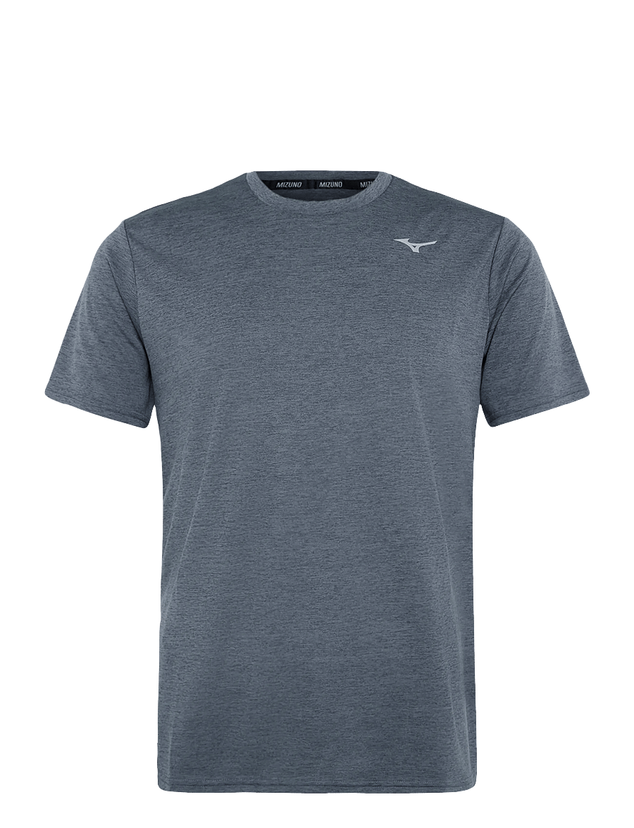 Mizuno - Core Impulse Short Sleeve Tee - t-shirts - dark slate - 0