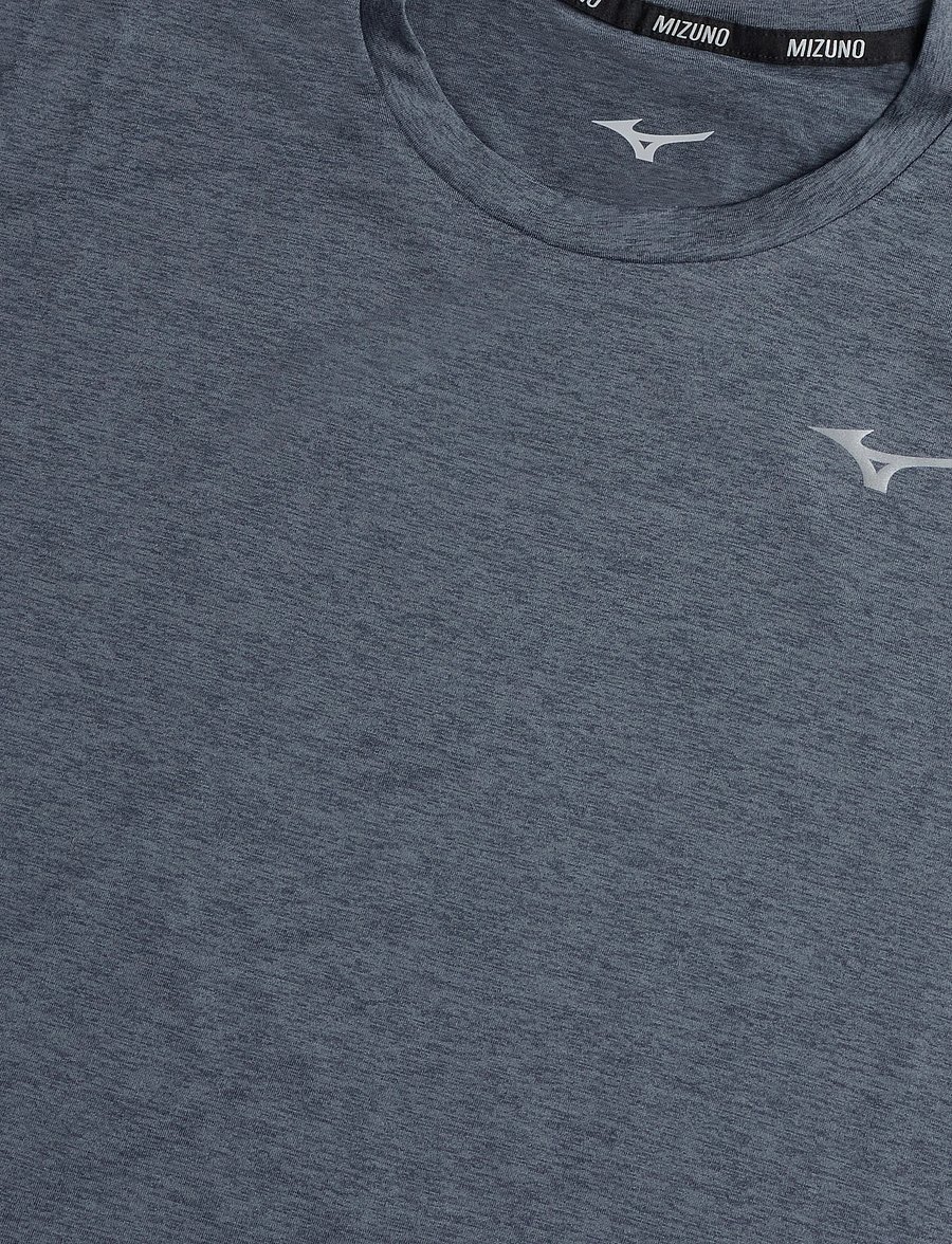 Mizuno - Core Impulse Short Sleeve Tee - t-shirts - dark slate - 2