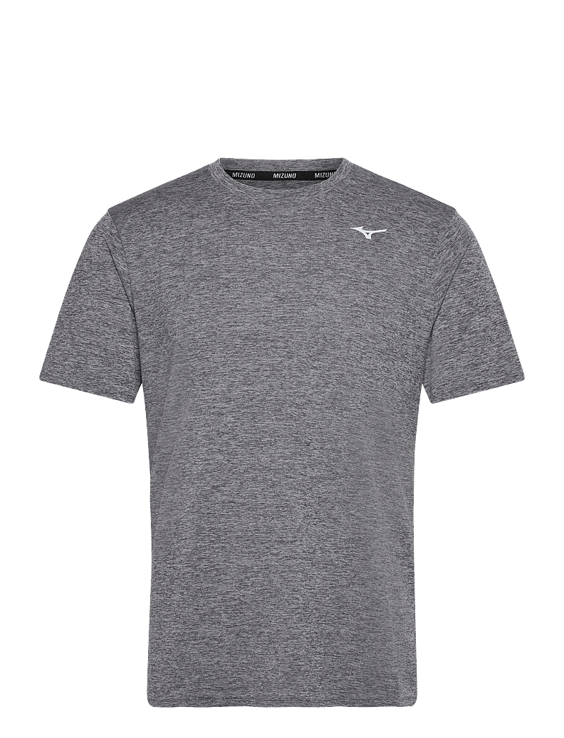 Mizuno - Core Impulse Short Sleeve Tee - t-shirts - quicksilver - 0
