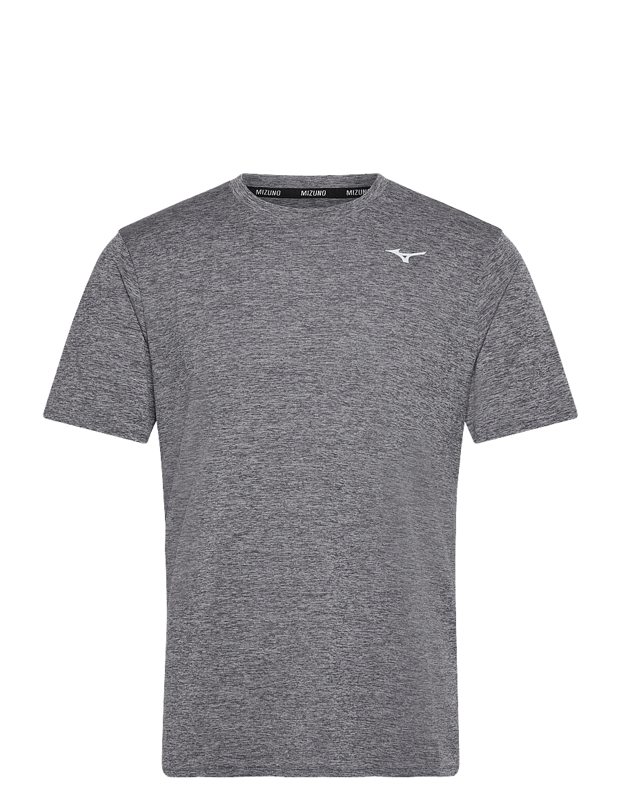 Mizuno - Core Impulse Short Sleeve Tee - t-shirts - quicksilver - 0
