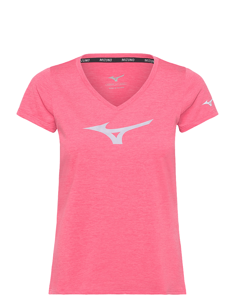 Mizuno - Core RB Tee(W) - t-shirts - camellia rose - 0