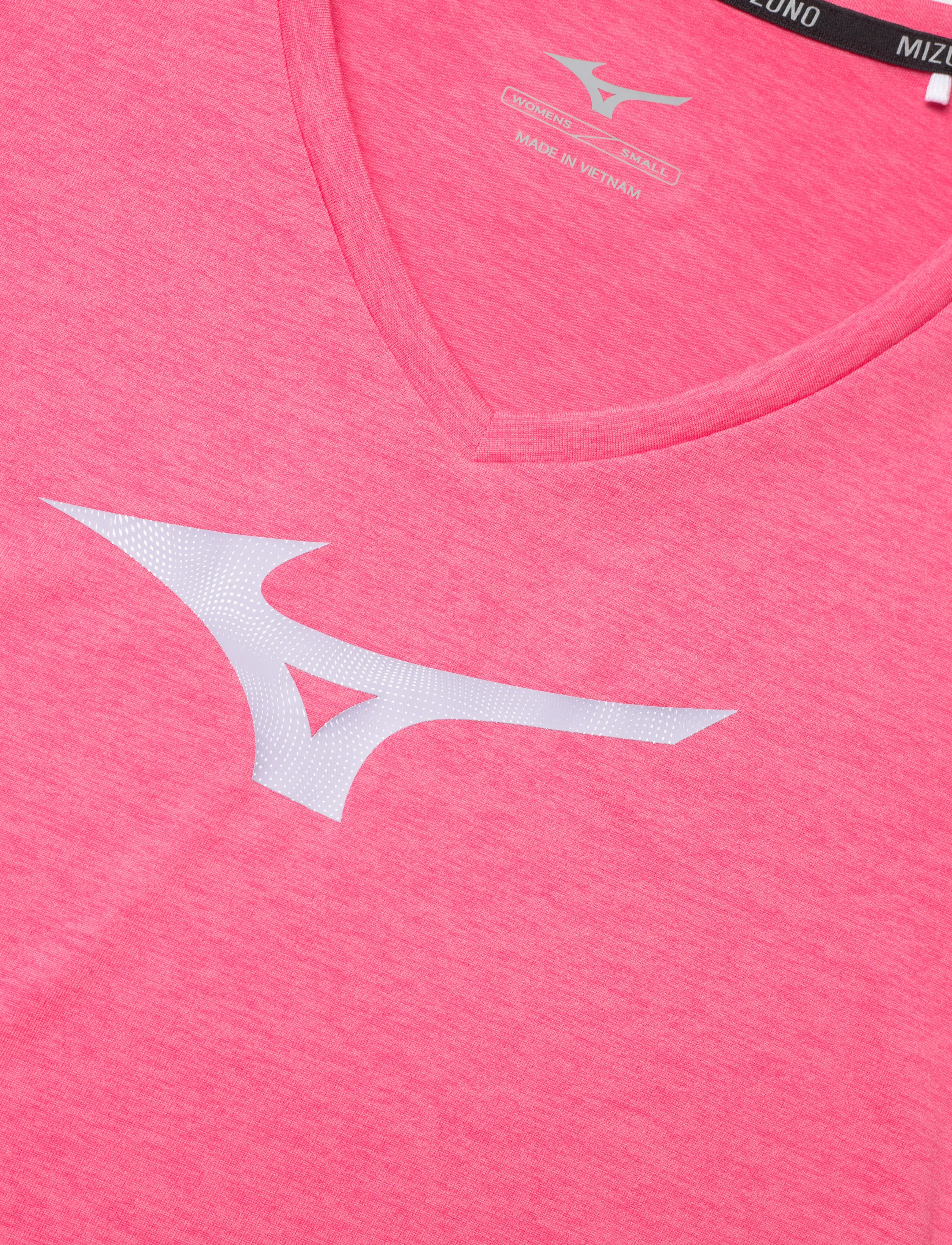 Mizuno - Core RB Tee(W) - madalaimad hinnad - camellia rose - 2