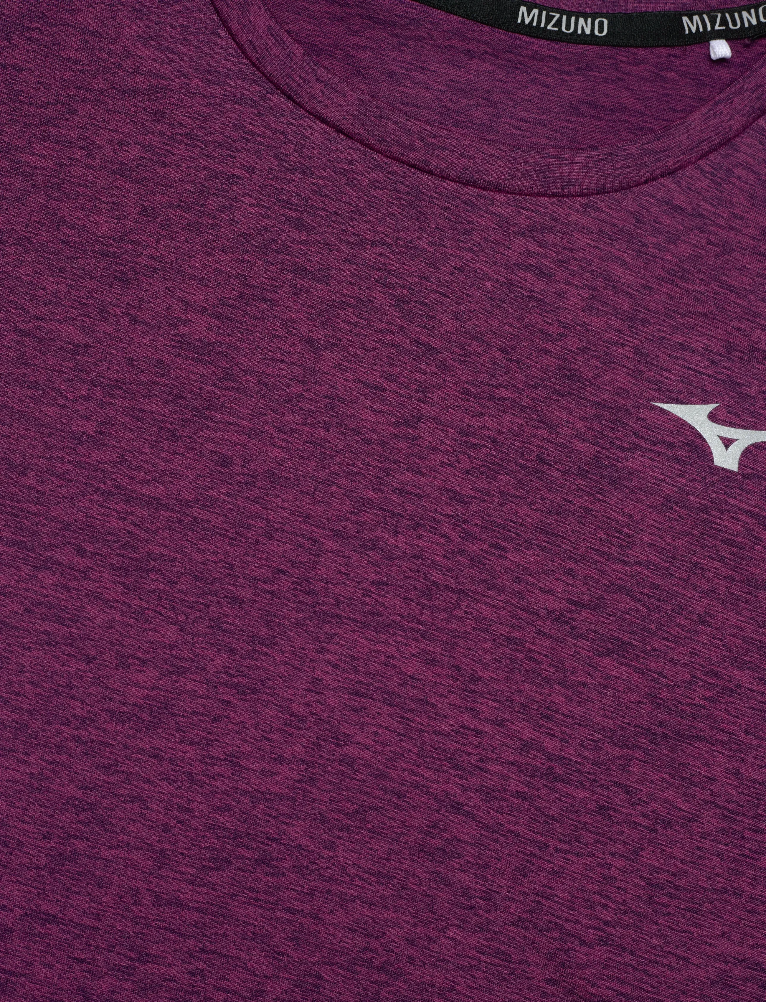 Mizuno - Core Impulse Short Sleeve Tee - t-shirts - dark purple - 2