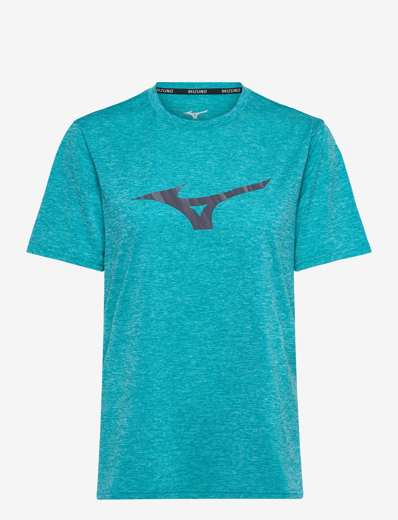 Mizuno - Core Runbird SS Tee(M) - t-shirts - capri breeze - 0