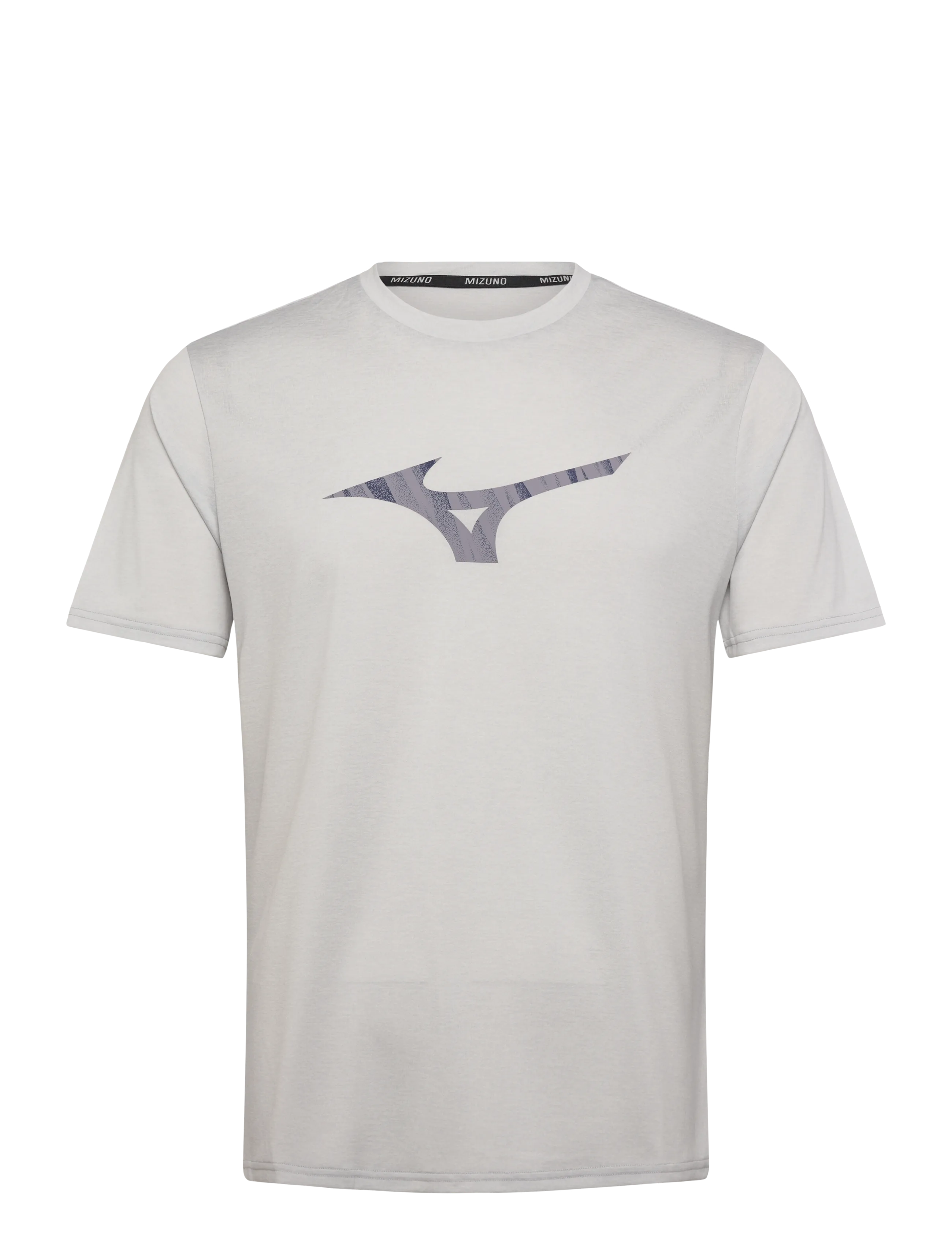 Mizuno Core Runbird Ss Tee(M), Mænd, Logo T-shirt, Grå, Str: XXL