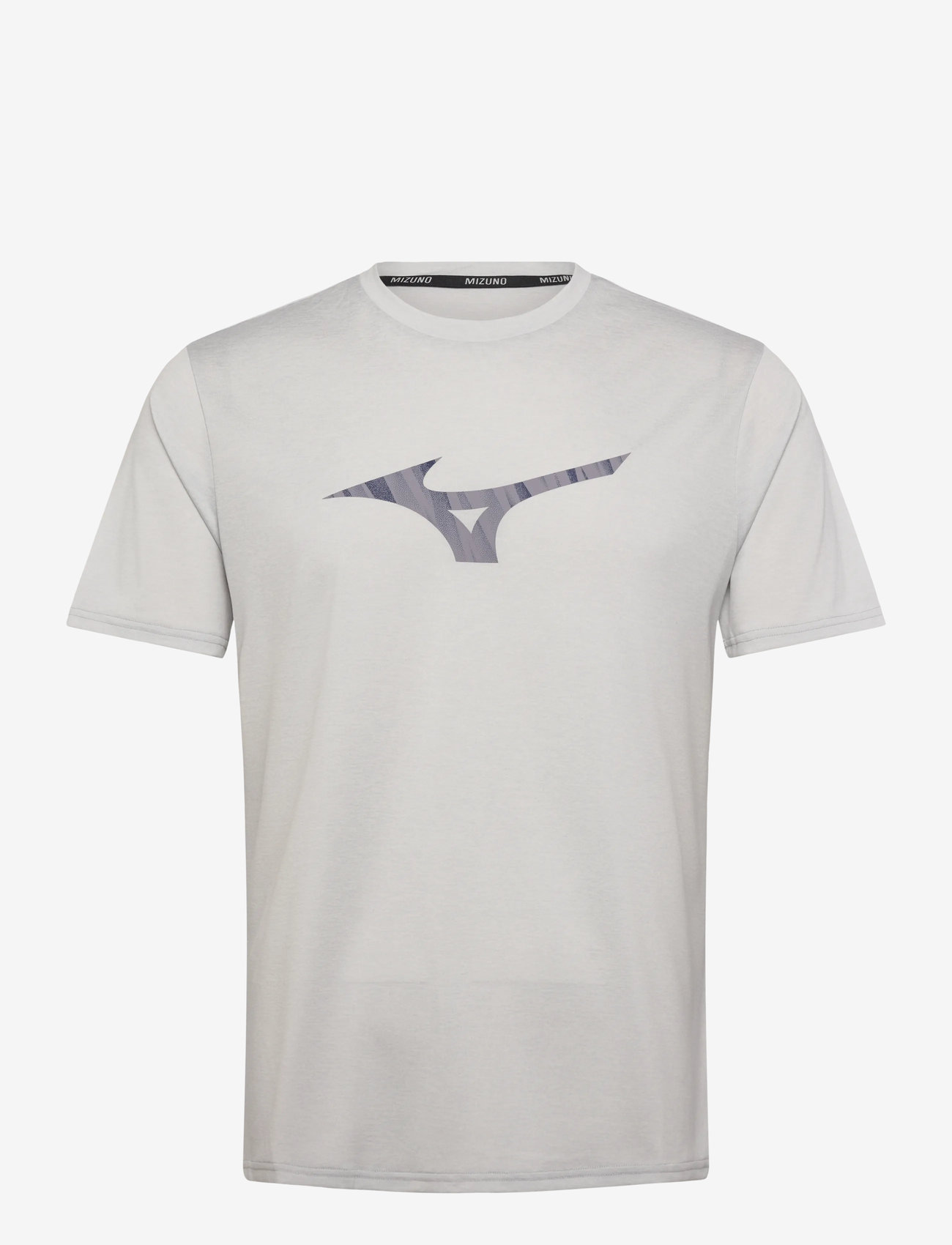 Mizuno - Core Runbird SS Tee(M) - t-shirts - vapor silver - 0