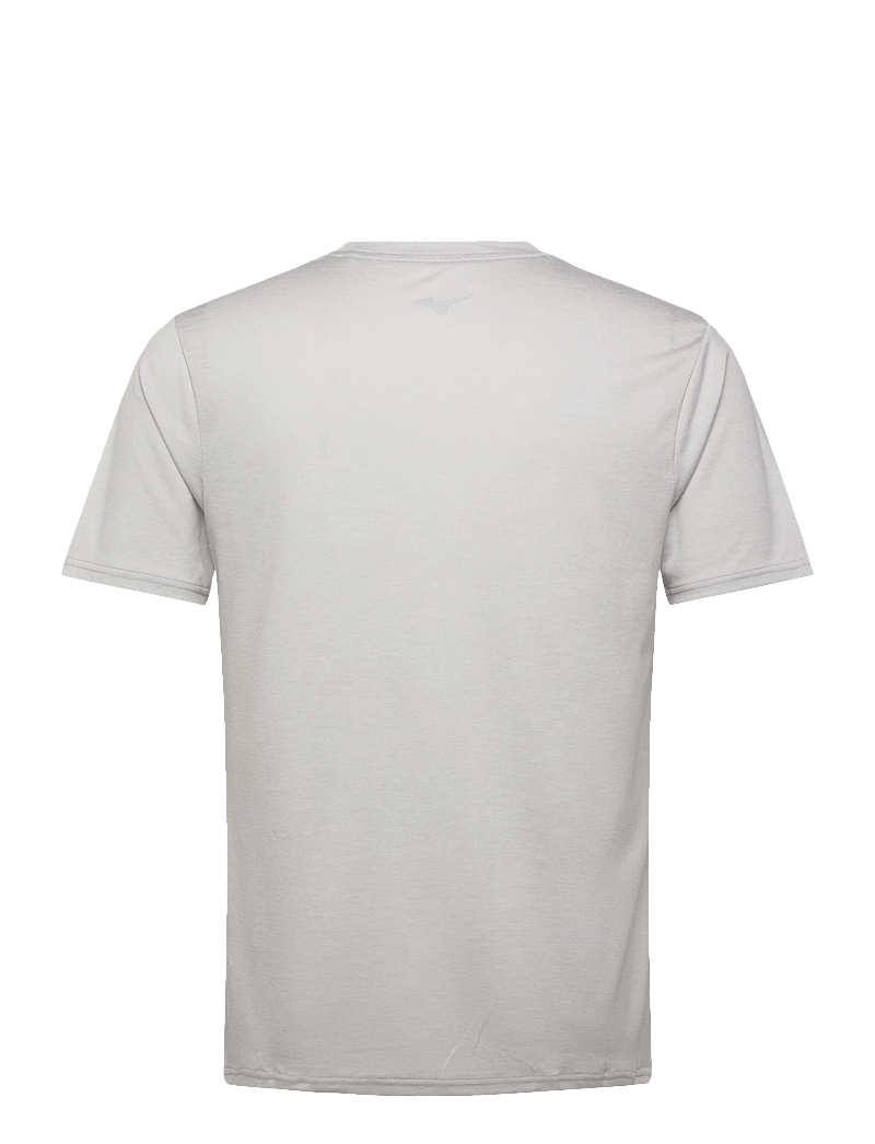 Mizuno - Core Runbird SS Tee(M) - t-shirts - vapor silver - 1