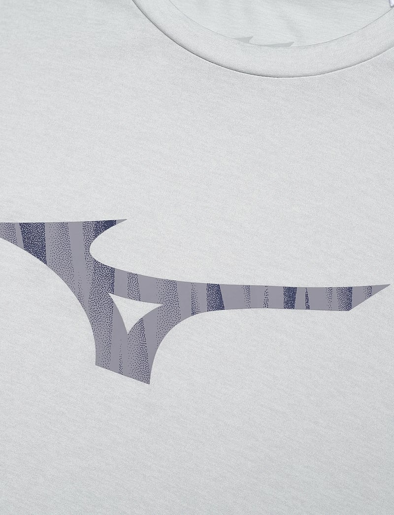 Mizuno - Core Runbird SS Tee(M) - t-shirts - vapor silver - 2