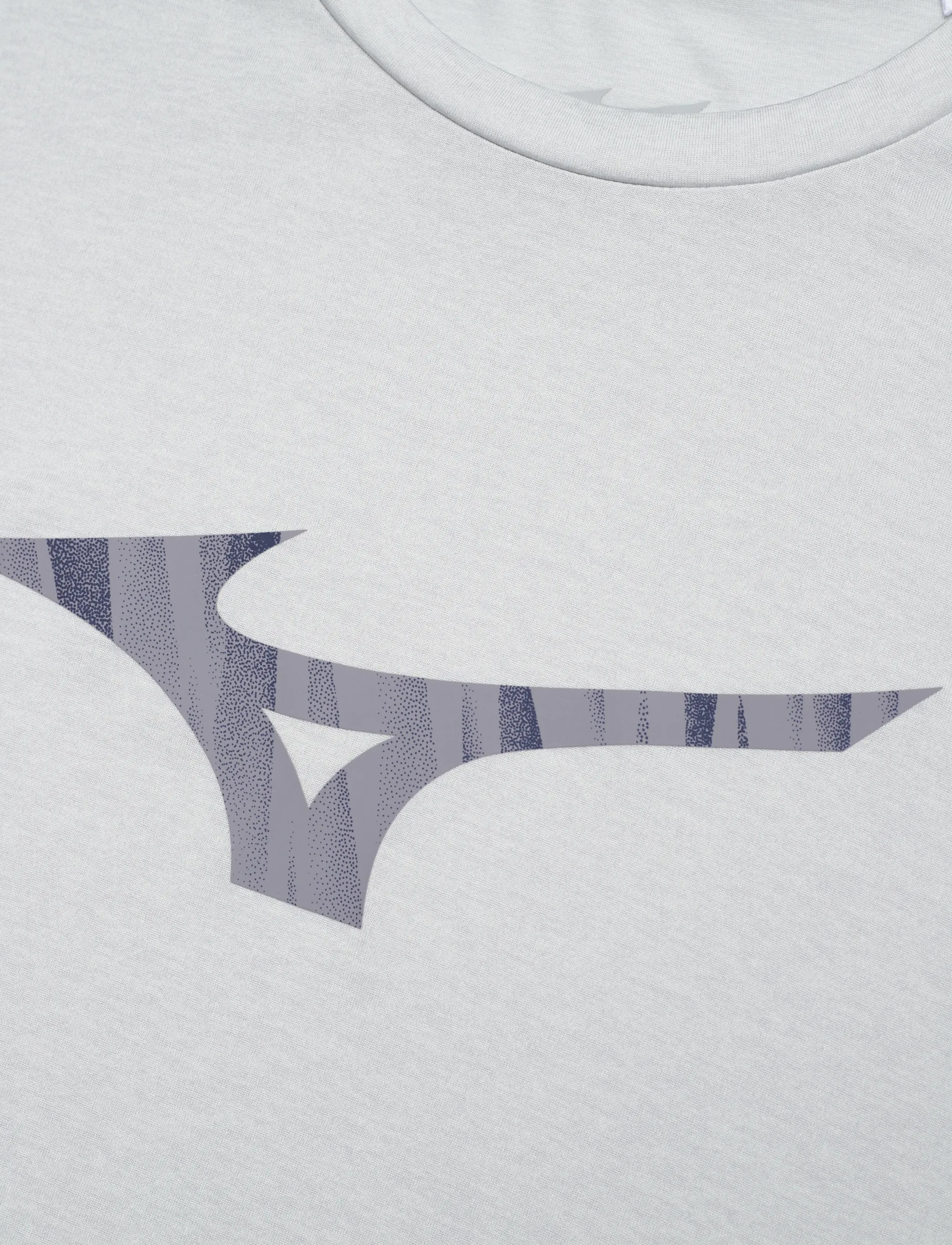 Mizuno - Core Runbird SS Tee(M) - laveste priser - vapor silver - 2
