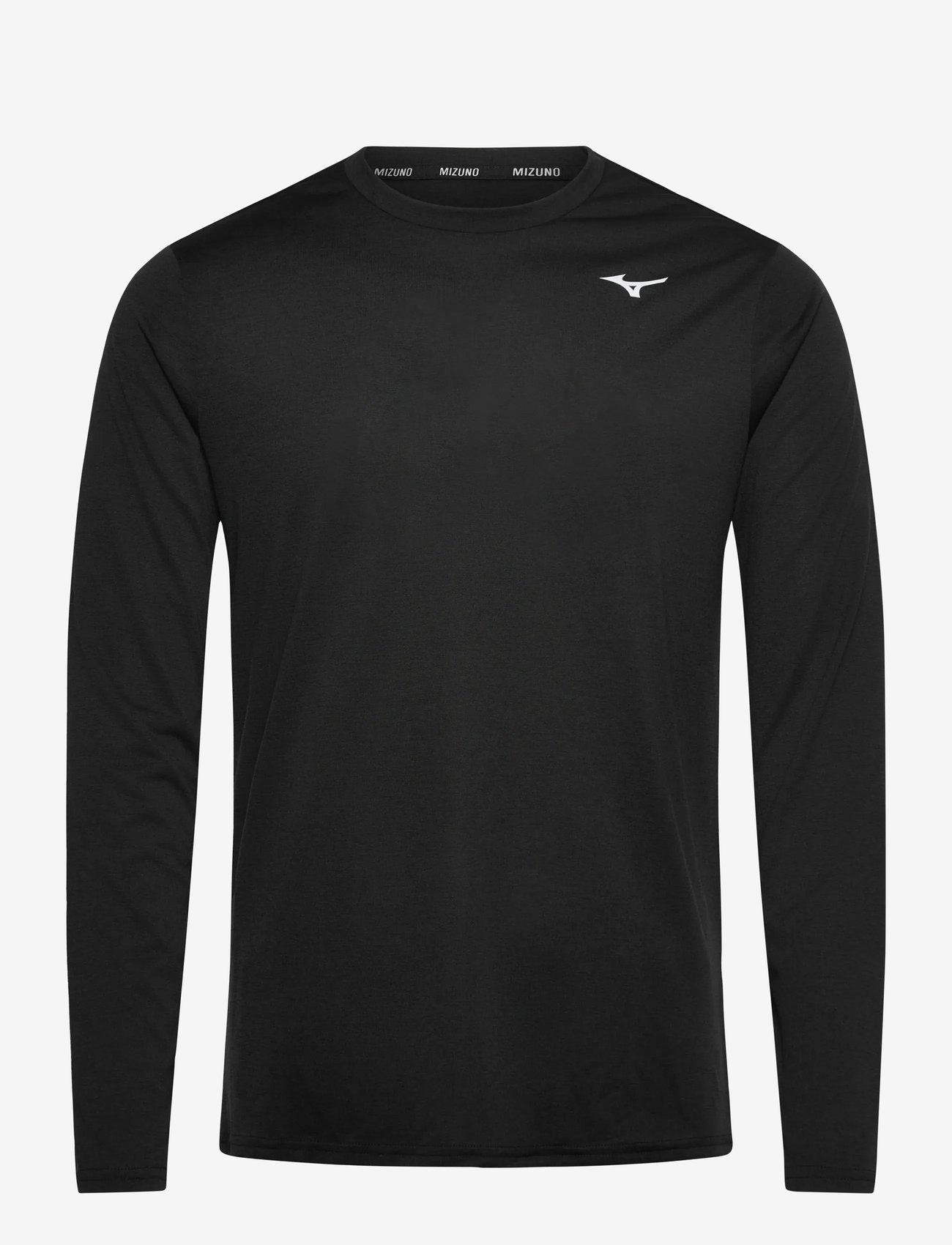 Mizuno - Core Impulse Long Sleeve Tee - langærmede t-shirts - black - 0