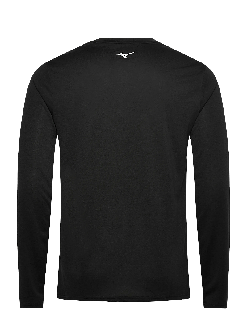 Mizuno - Core Impulse Long Sleeve Tee - langærmede t-shirts - black - 1