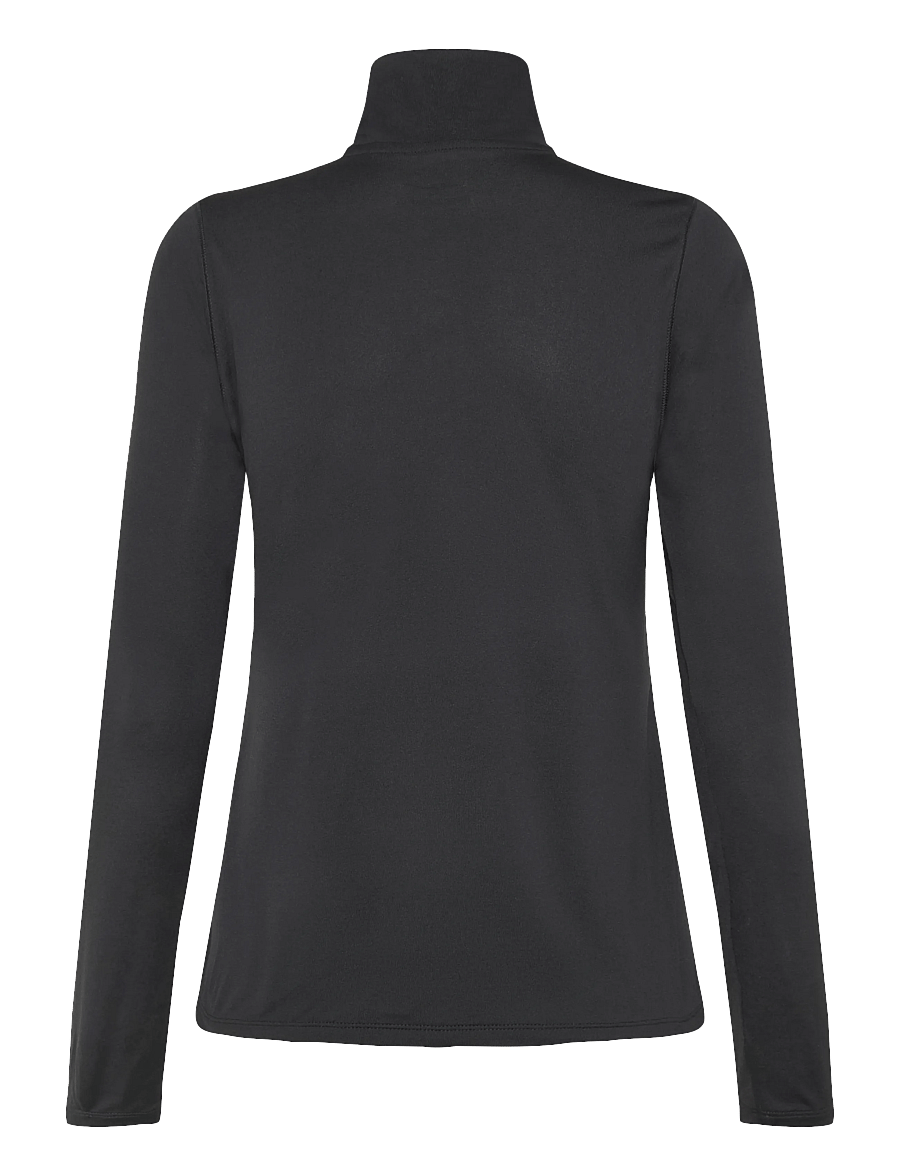 Mizuno - Core Impulse Half Zip Long Sleeve Tee - Överdelar - black - 1