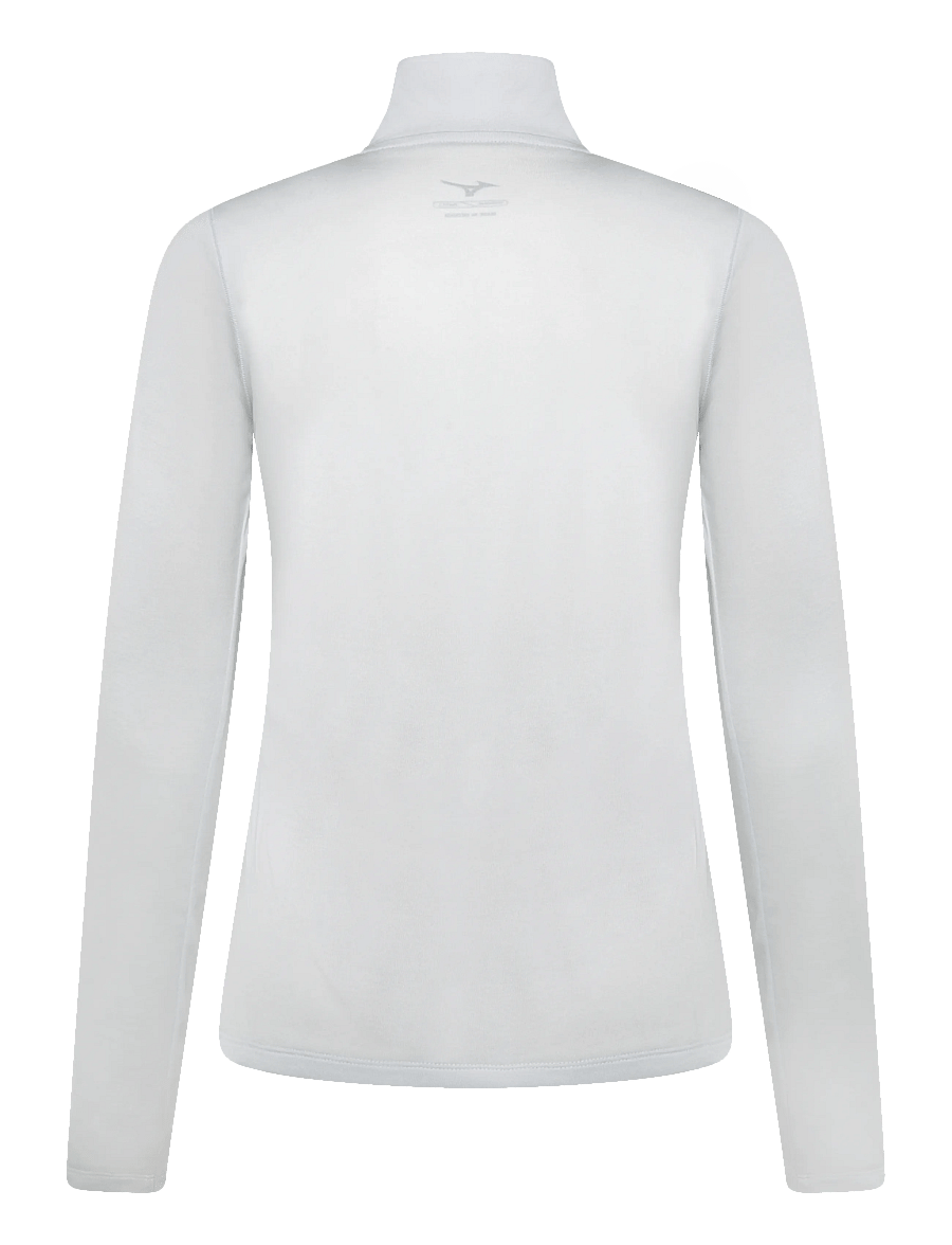 Mizuno - Core Impulse Half Zip Long Sleeve Tee - oberteile - cloudscape - 1