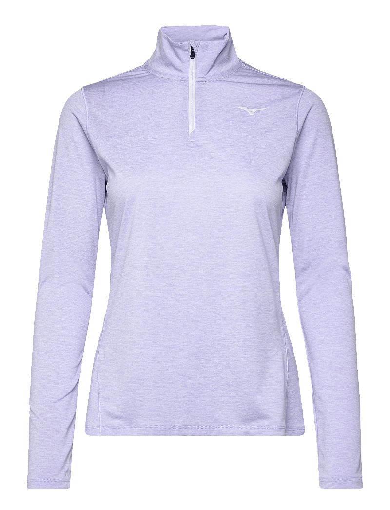 Mizuno - Core Impulse HZ LS Tee(W) - hauts à manches longues - icelandic blue - 0