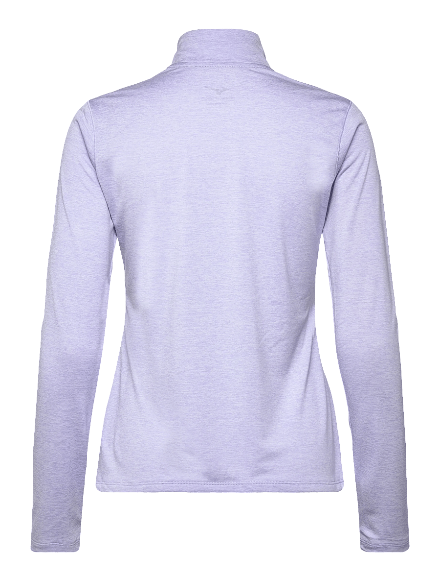 Mizuno - Core Impulse Half Zip Long Sleeve Tee - icelandic blue - 1
