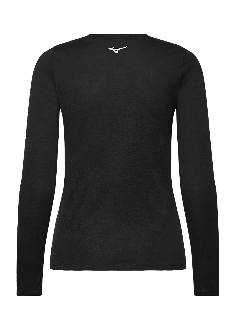 Mizuno - Core Impulse LS tee(W) - pikkade varrukatega alussärgid - black - 1