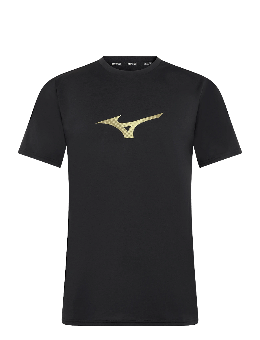 Mizuno - Core Runbird Short Sleeve Tee - t-shirts - black - 0