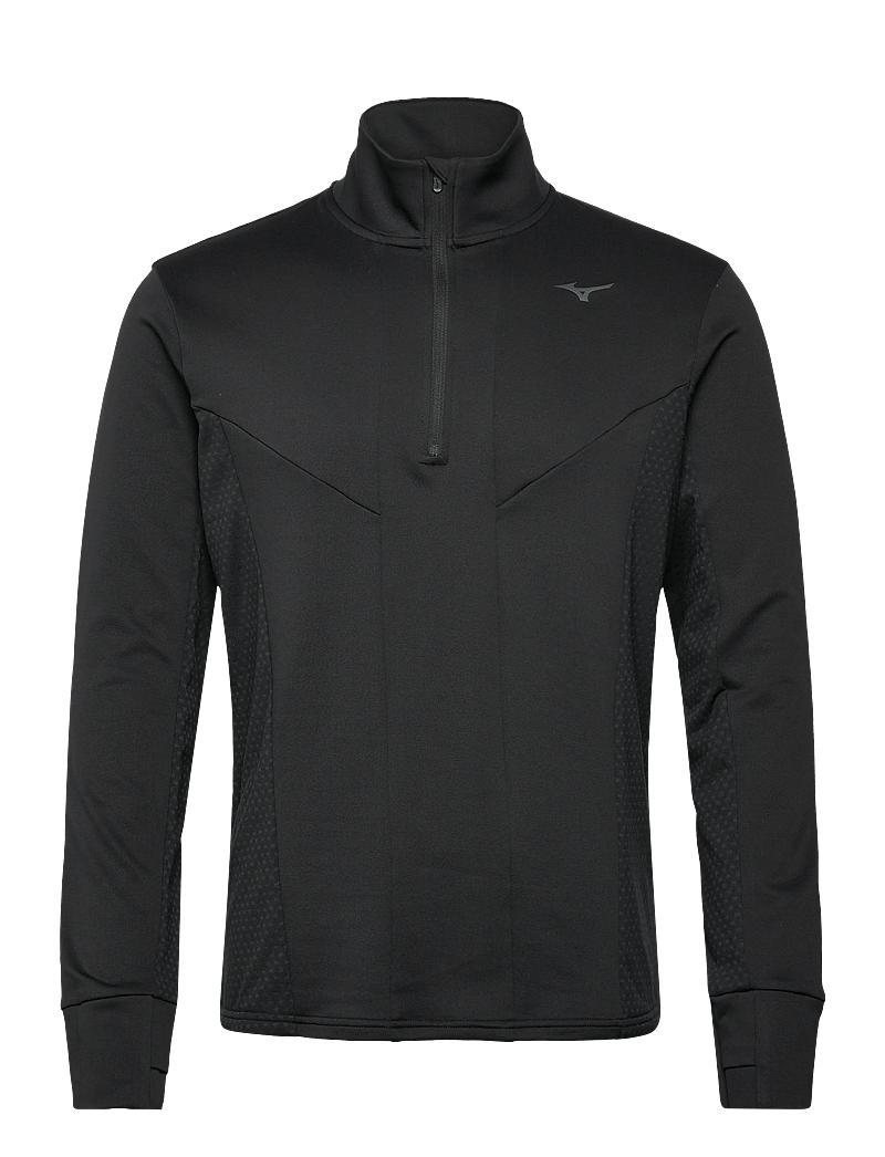 Mizuno - Active Warm HZ LS(M) - langærmede t-shirts - black - 0