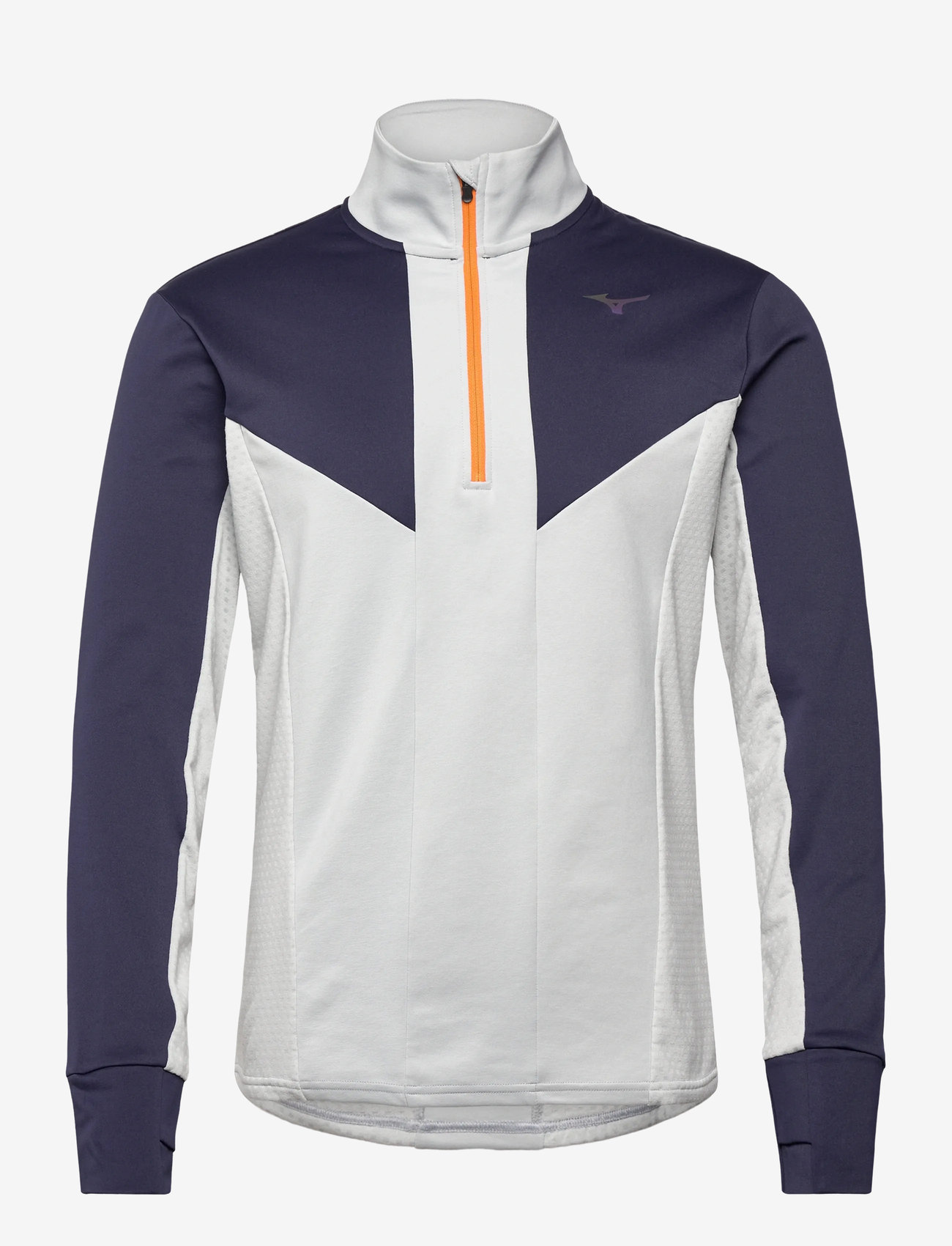 Mizuno - Active Warm HZ LS(M) - langærmede t-shirts - vapor silver - 0
