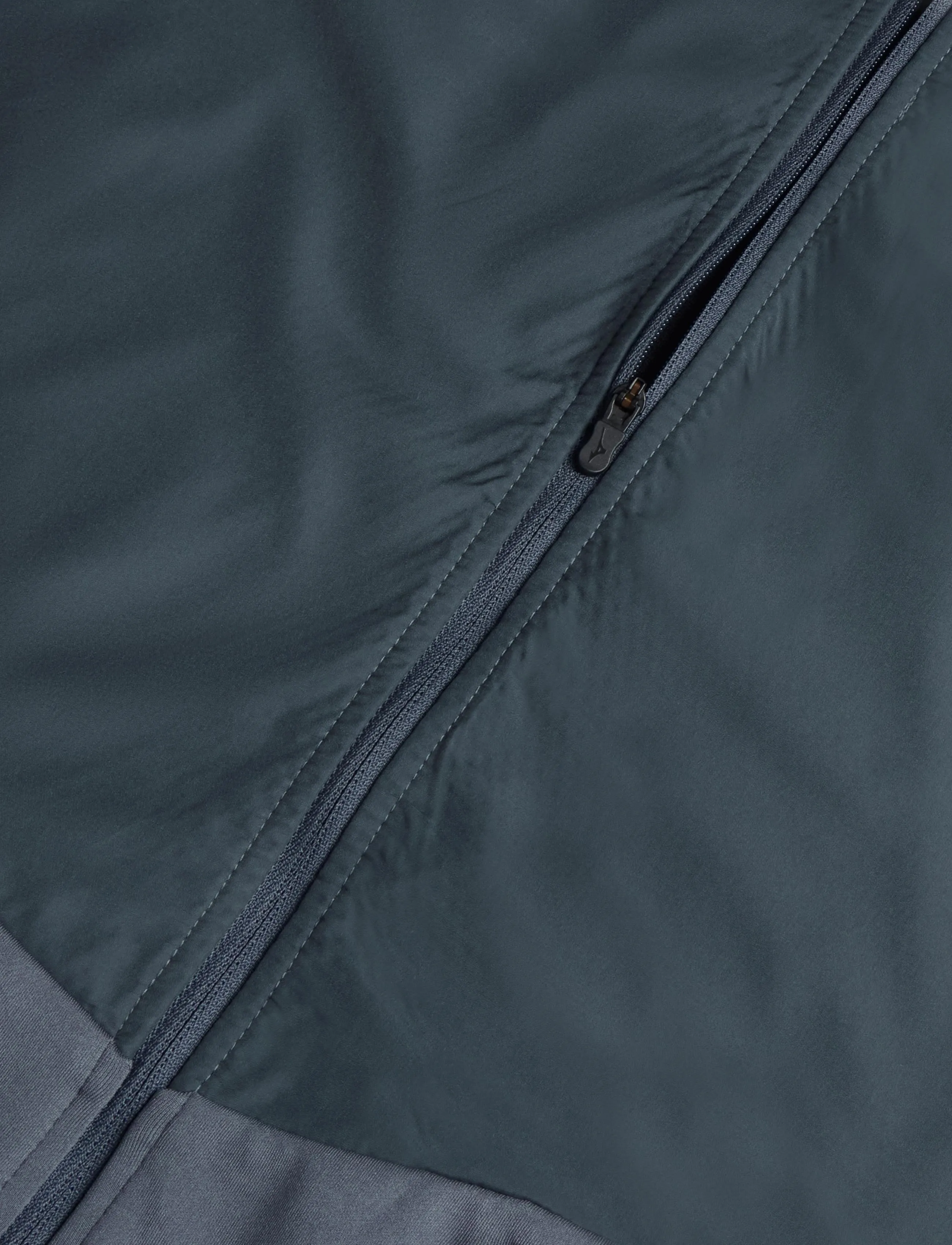 Mizuno - Active Warmalite Hybrid Full Zip Hooded Long Sleeve Top - kapuutsiga dressipluusid - dark slate - 3