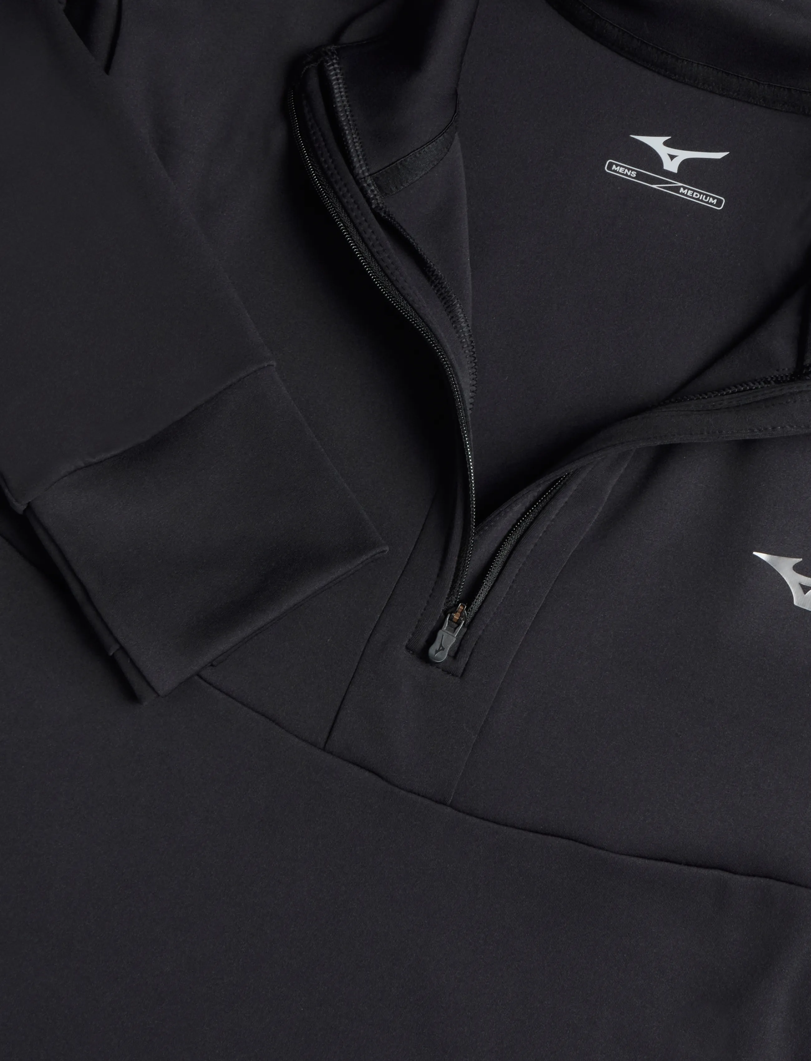 Mizuno - Active Warmalite Half Zip Long Sleeve Top - black - 2