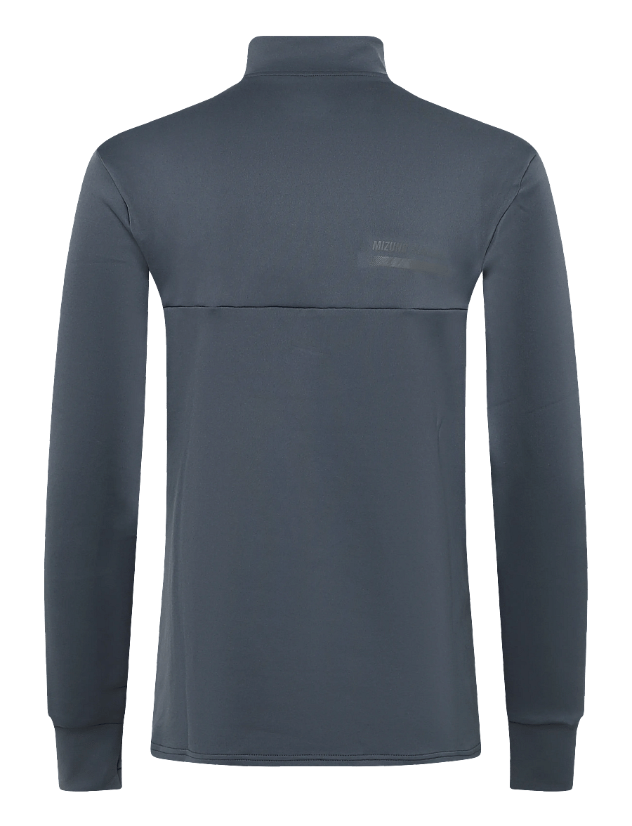 Mizuno - Active Warmalite Half Zip Long Sleeve Top - fleece og mellemlag - dark slate - 1