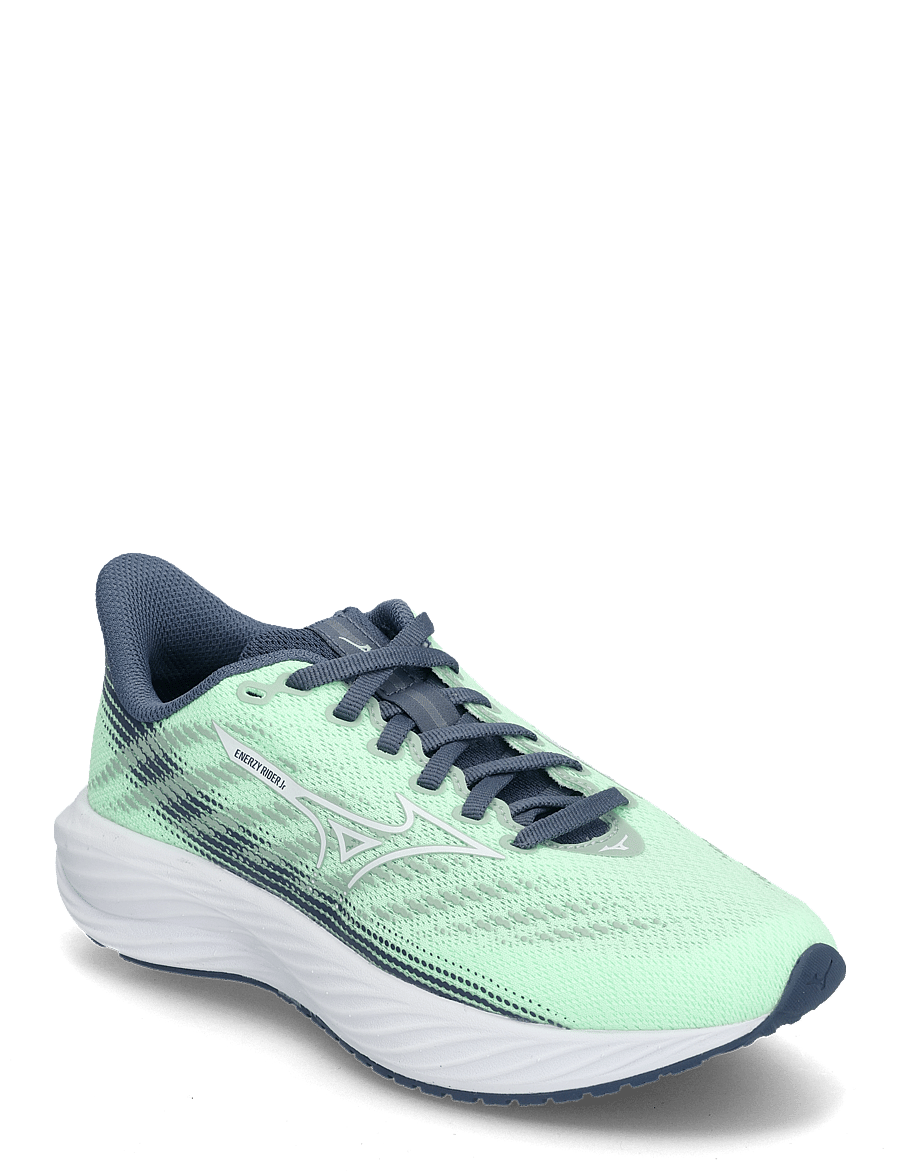 Mizuno - ENERZY RIDER Jr(C) - laufschuhe - neo mint/white/vintage indigo - 0