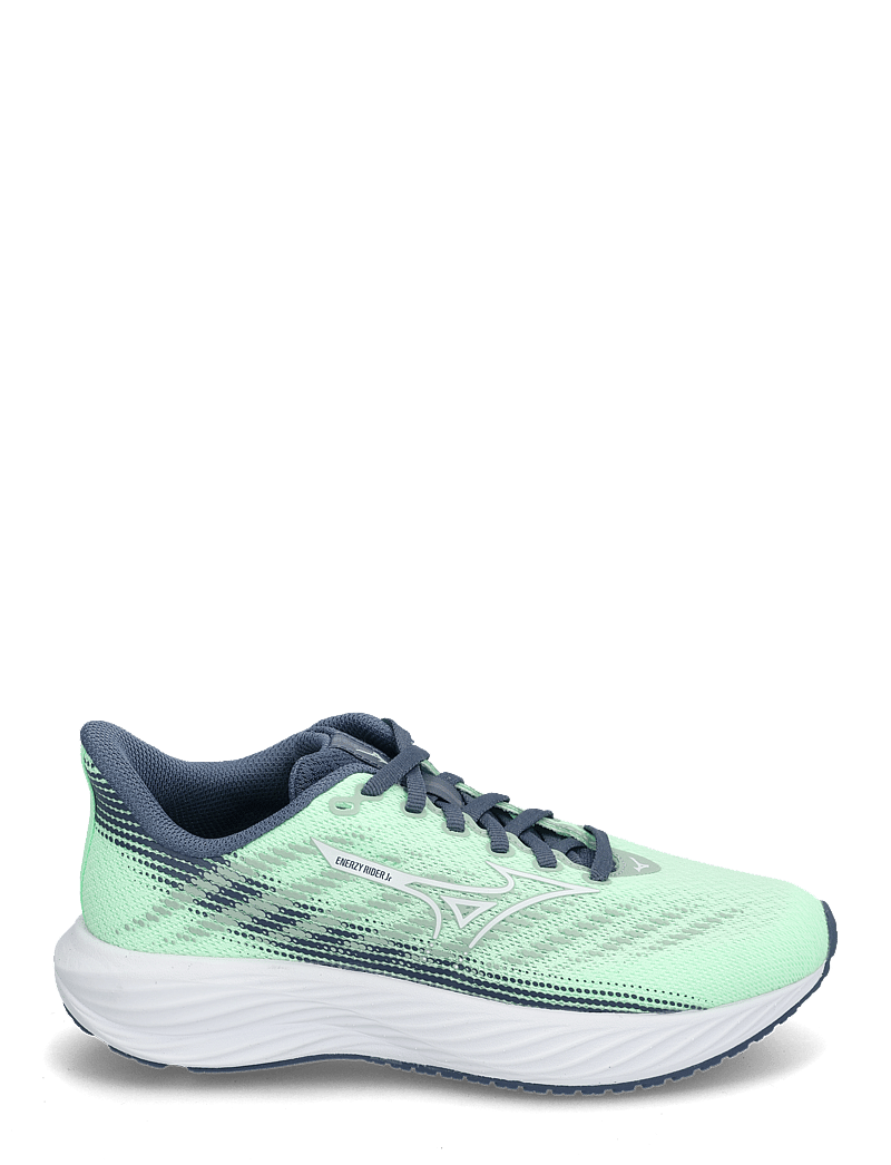 Mizuno - ENERZY RIDER Jr(C) - löparskor - neo mint/white/vintage indigo - 1