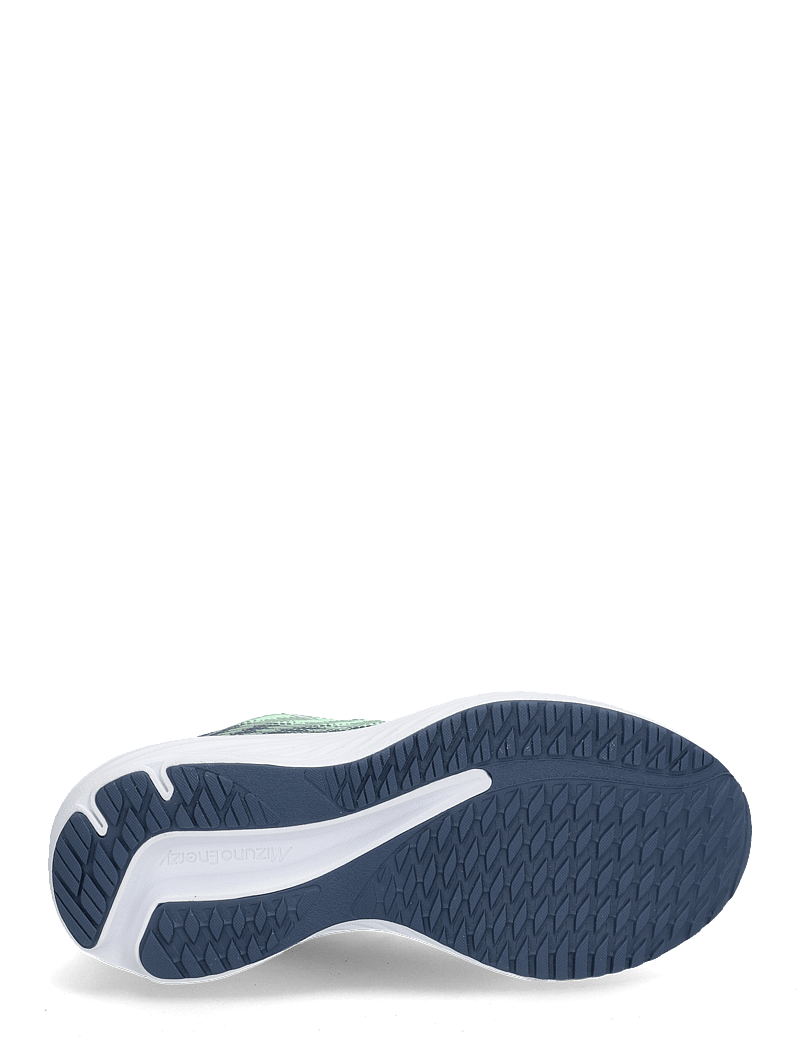 Mizuno - ENERZY RIDER Jr(C) - löparskor - neo mint/white/vintage indigo - 4