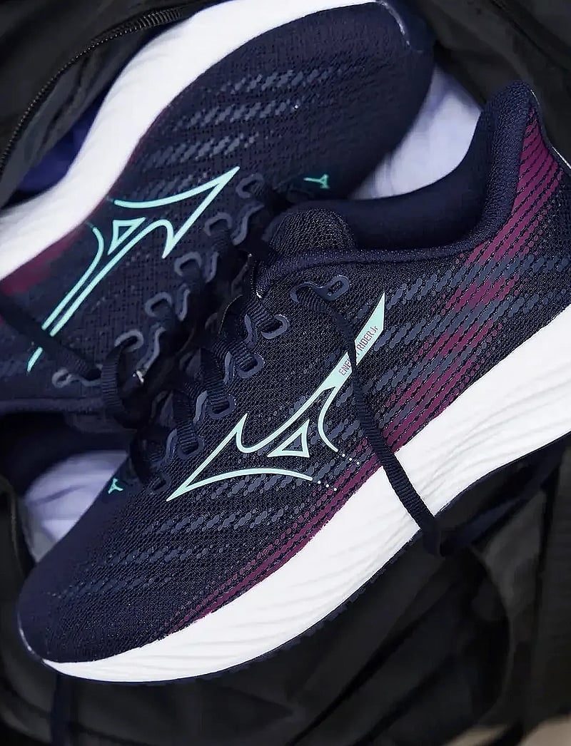 Mizuno - ENERZY RIDER Jr(C) - laufschuhe - baritone blue/citrus/capri breeze - 0