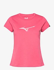 Mizuno - RB Tee(W) - t-shirts - sunkissed coral - 0