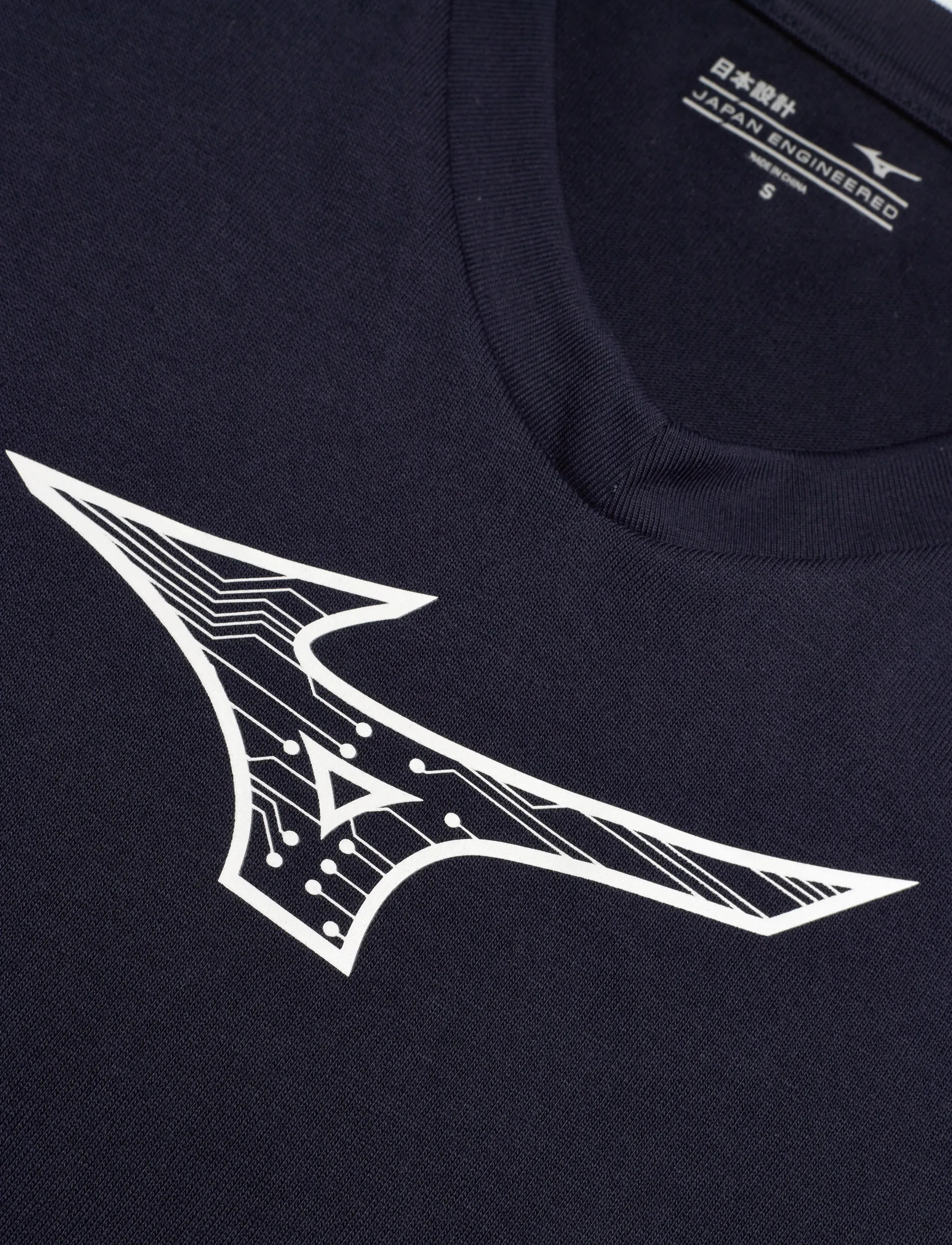 Mizuno - Athletics RB T-shirt(W) - t-shirts - baritone blue - 2