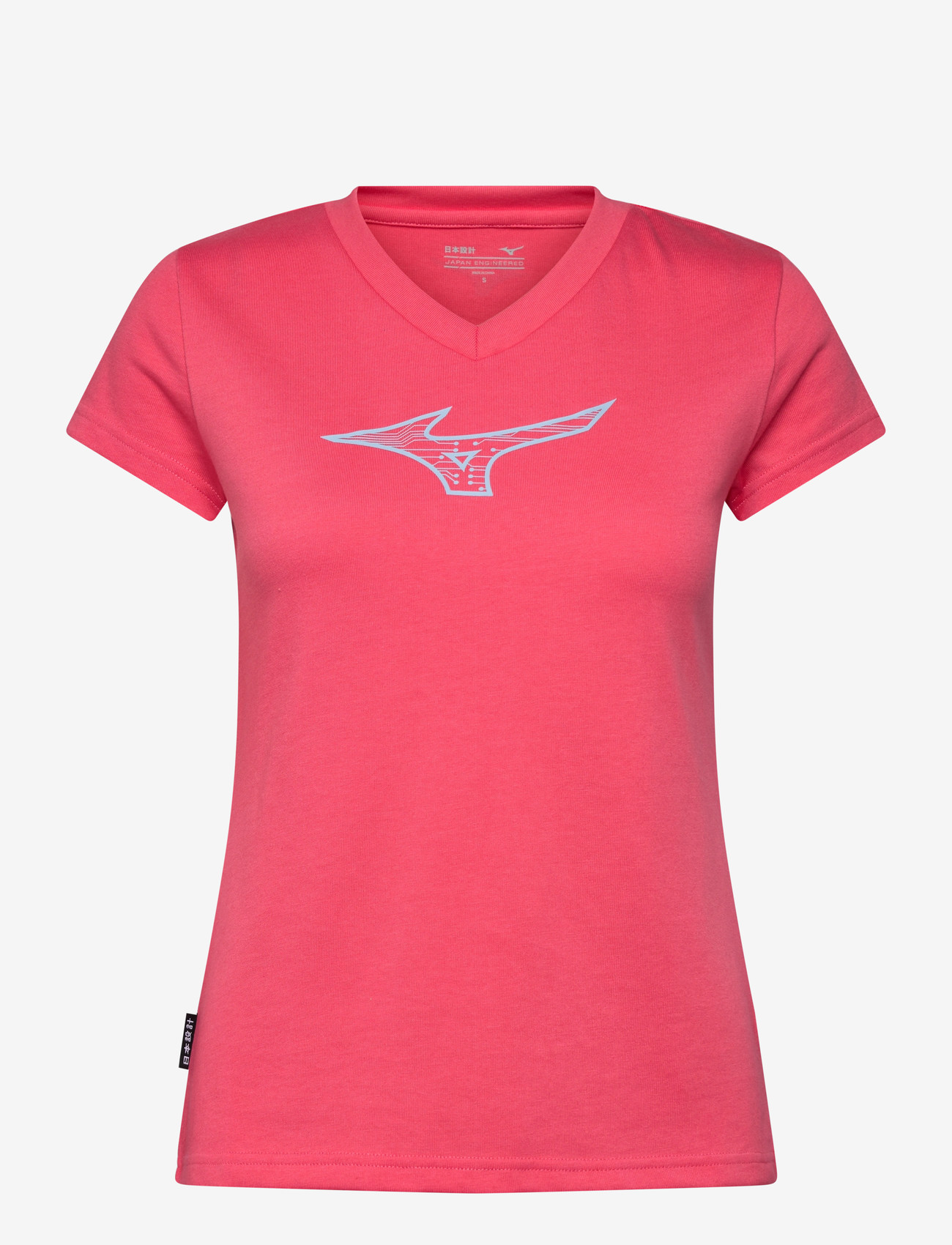 Mizuno - Athletics RB T-shirt(W) - t-shirts - calypso coral - 0
