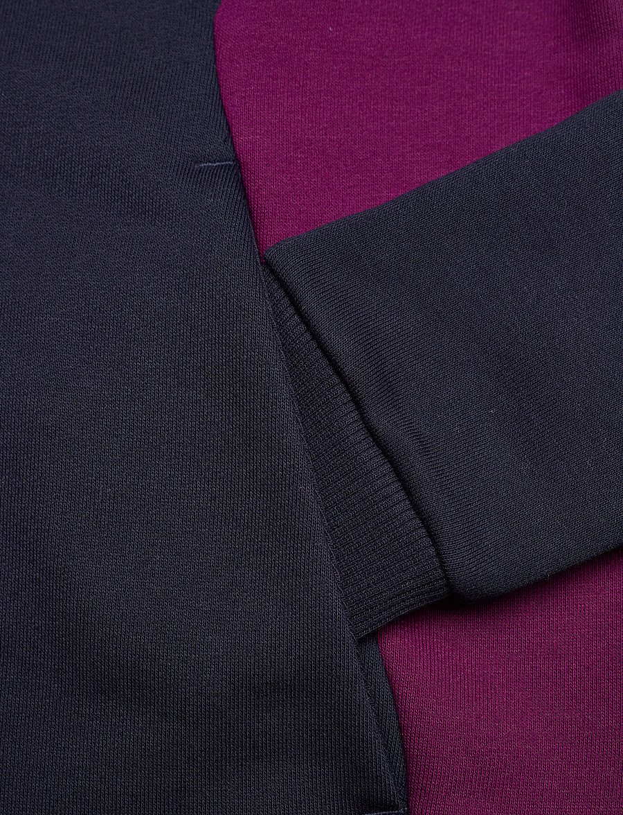 Mizuno - Athletics Hoodie(W) - hættetrøjer - baritone blue/dark purple - 3