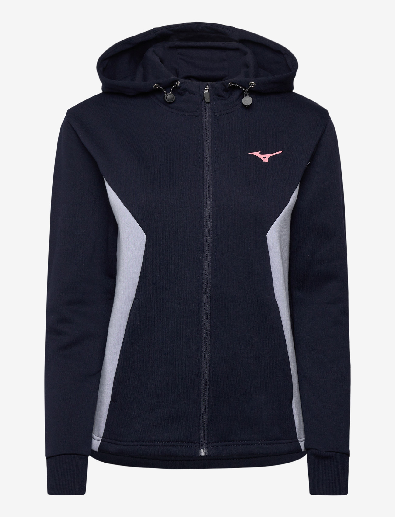 Mizuno - Athletics Sweat Jacket(W) - sportjacken - baritone blue/icelandic blue - 0