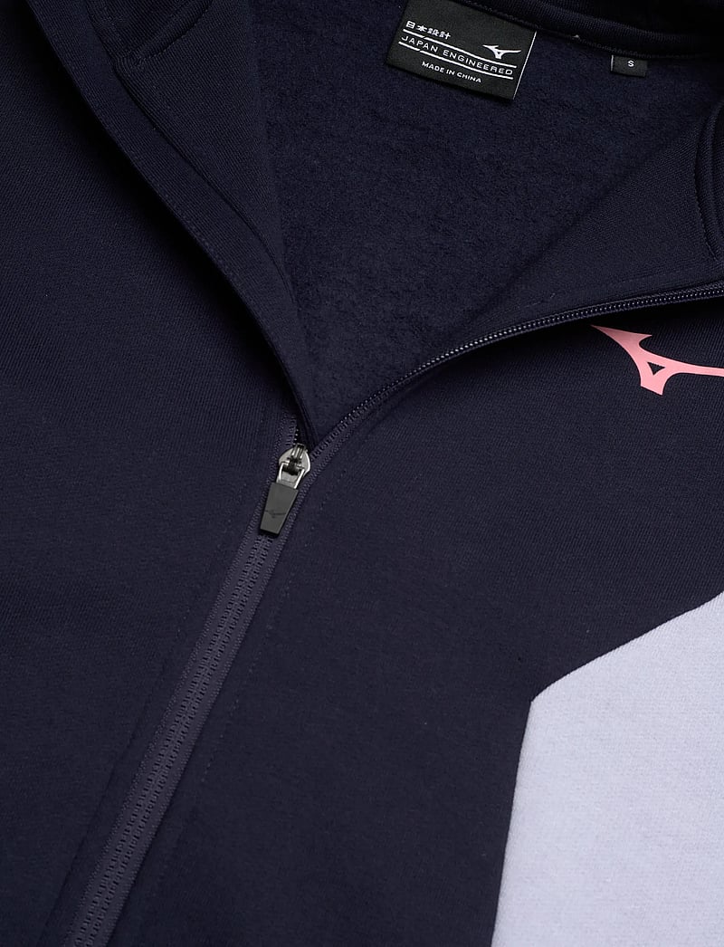 Mizuno - Athletics Sweat Jacket(W) - sportjacken - baritone blue/icelandic blue - 2