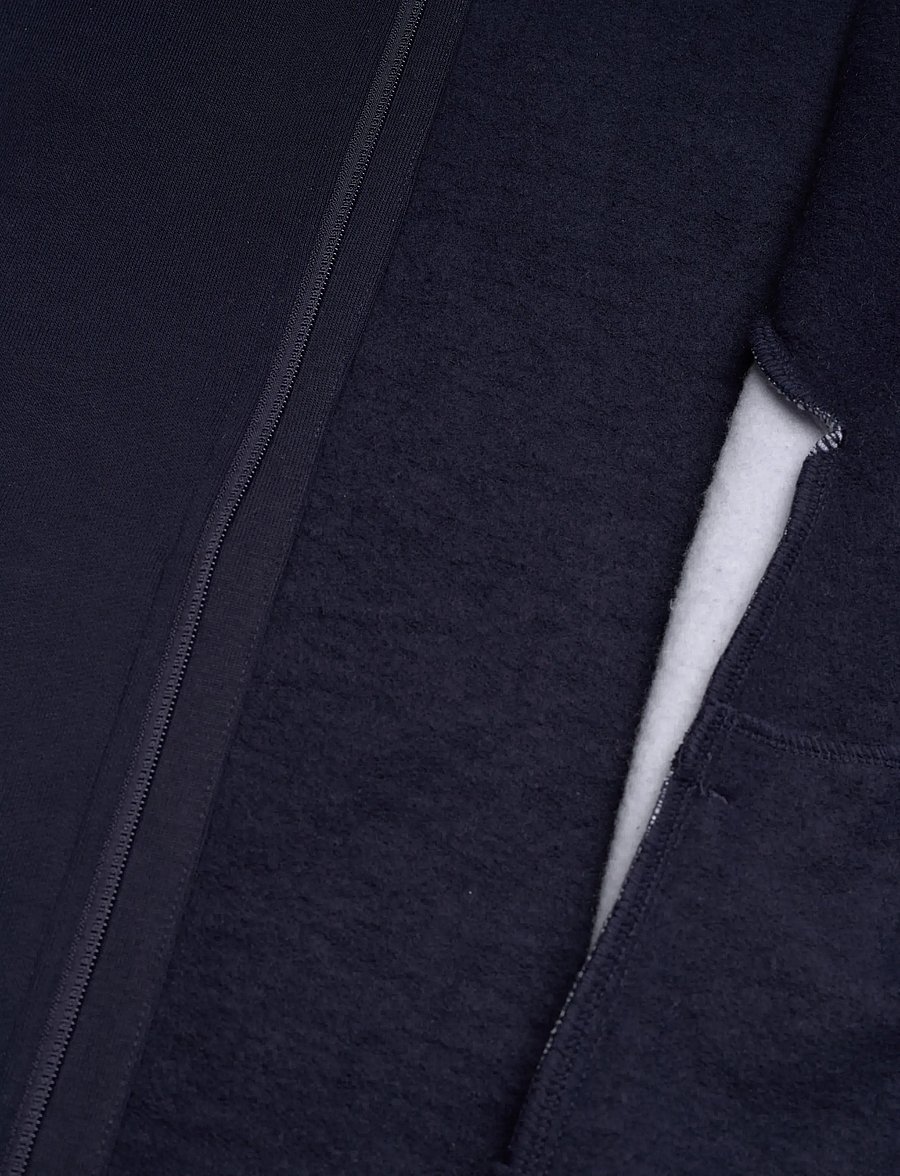 Mizuno - Athletics Sweat Jacket(W) - träningsjackor - baritone blue/icelandic blue - 4