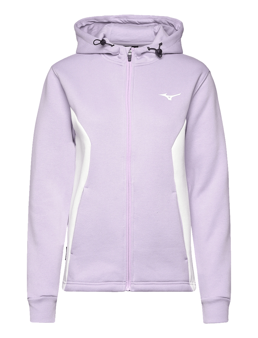 Mizuno - Athletics Sweat Jacket(W) - sportsjakker - orchid petal - 0