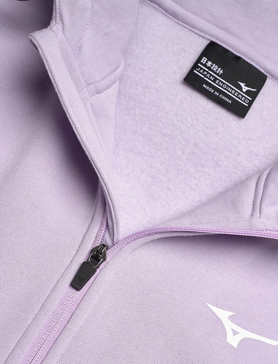 Mizuno - Athletics Sweat Jacket(W) - sportsjakker - orchid petal - 2