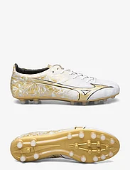 Mizuno - MIZUNO α ELITE AG(U) - football shoes - white/ge gold/black - 0