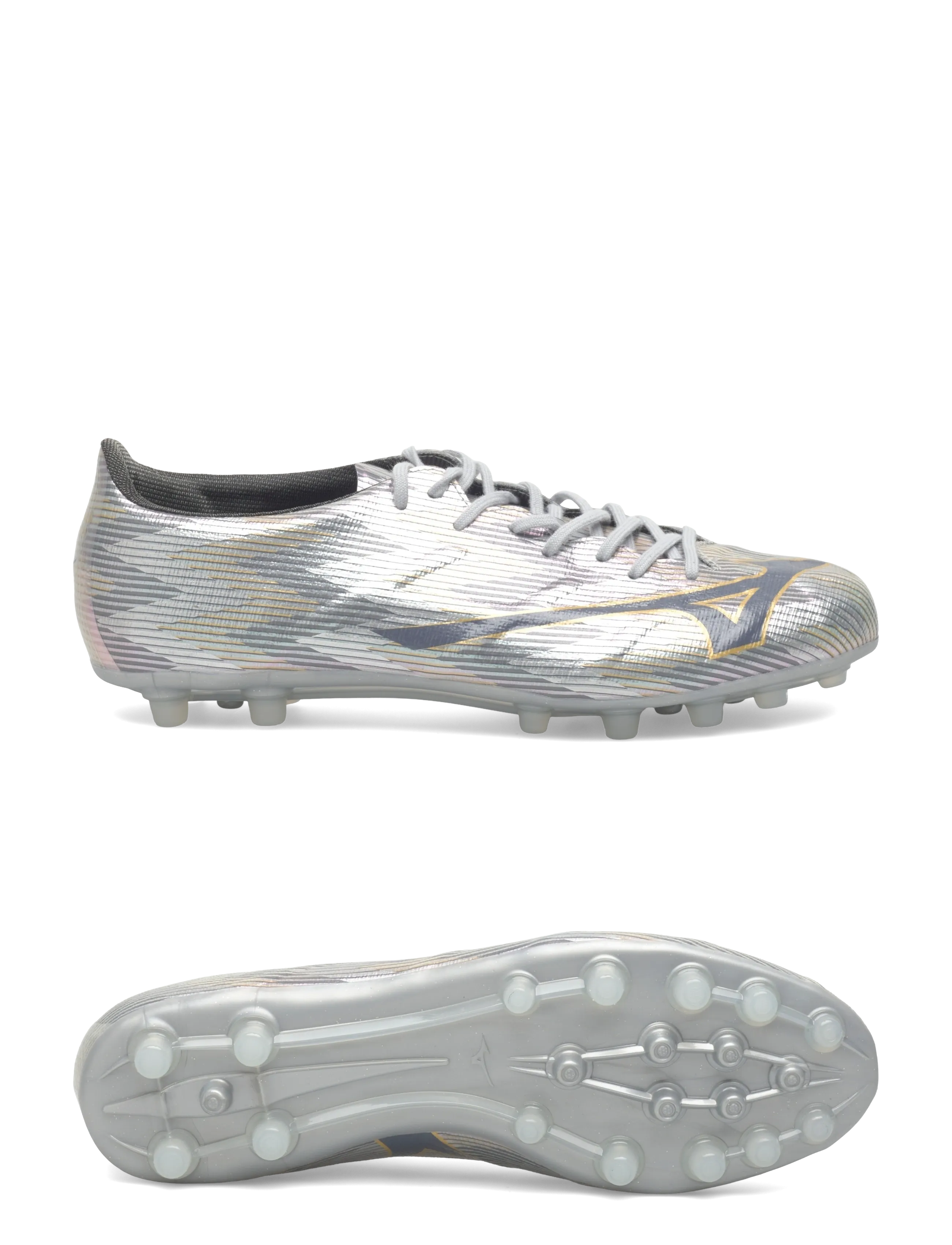 Mizuno MIZUNO α II ELITE AG(U) - Fodboldstøvler - GALAXY SILVER/8605 C/GOLD / silver