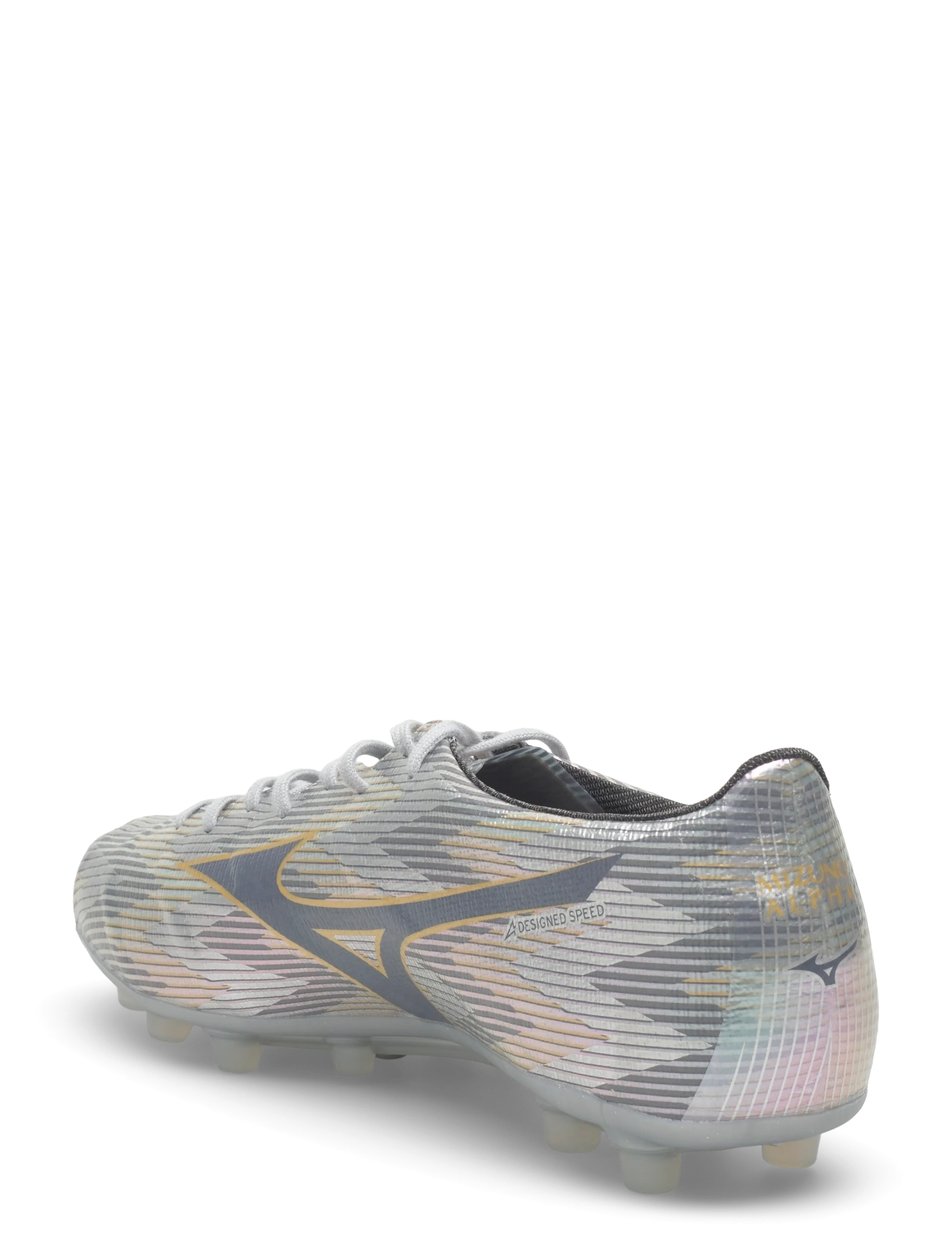 Mizuno - MIZUNO α II ELITE AG(U) - fußballstiefel - galaxy silver/8605 c/gold - 2