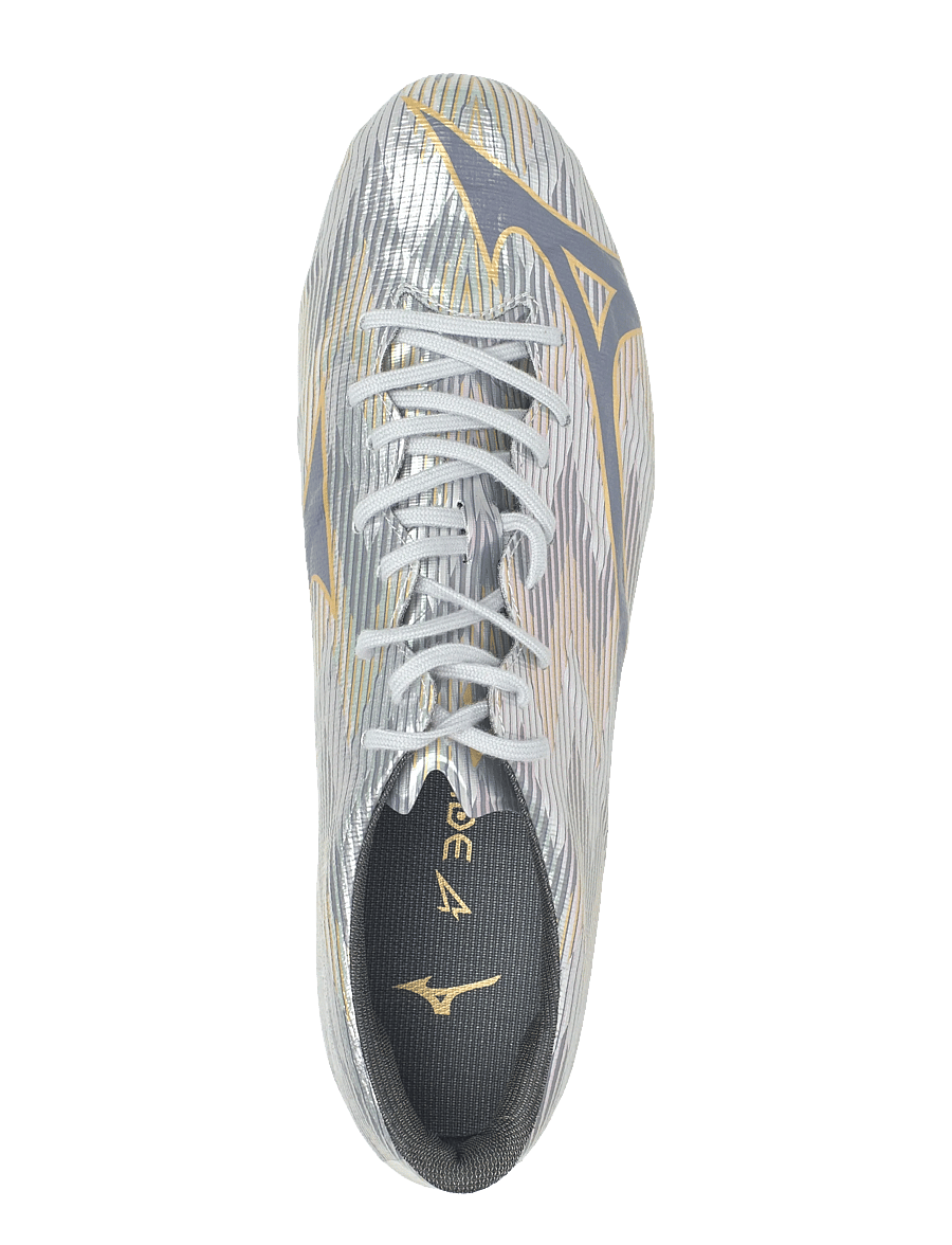 Mizuno - MIZUNO α II ELITE AG(U) - chaussures de football - galaxy silver/8605 c/gold - 3