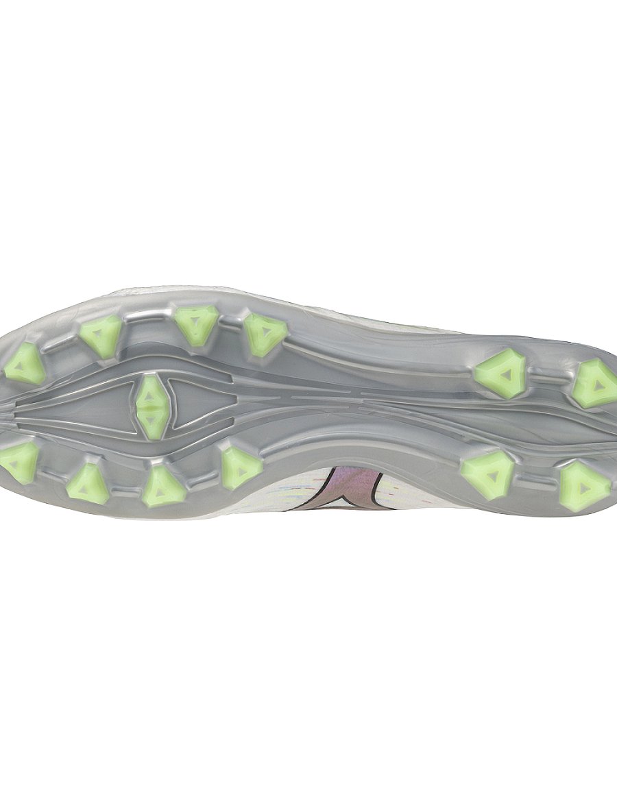 Mizuno - MIZUNO α II PRO(U) - fußballstiefel - white/black iridescent/black - 1