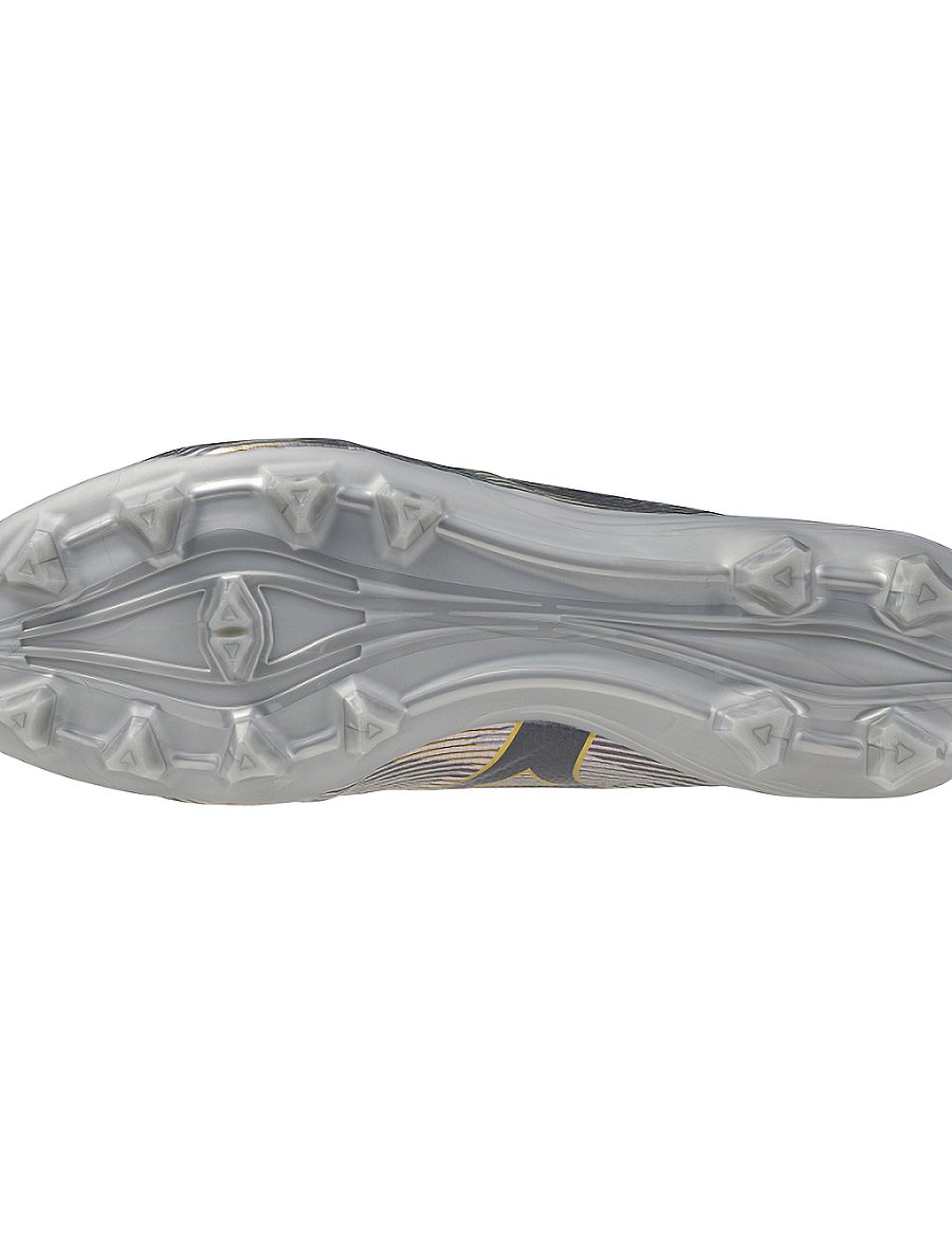 Mizuno - MIZUNO α II PRO(U) - fußballstiefel - galaxy silver/8605 c/gold - 1