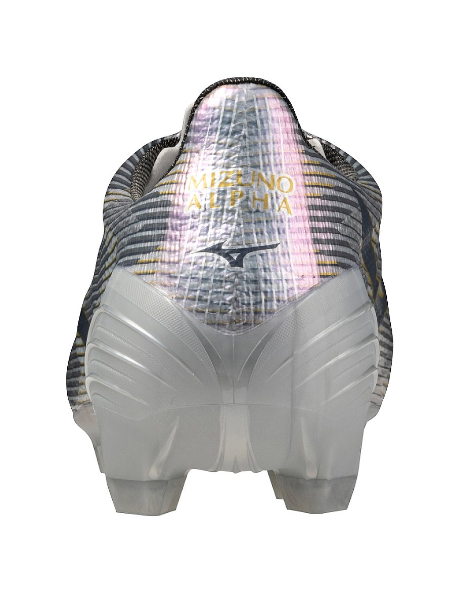 Mizuno - MIZUNO α II PRO(U) - fußballstiefel - galaxy silver/8605 c/gold - 2
