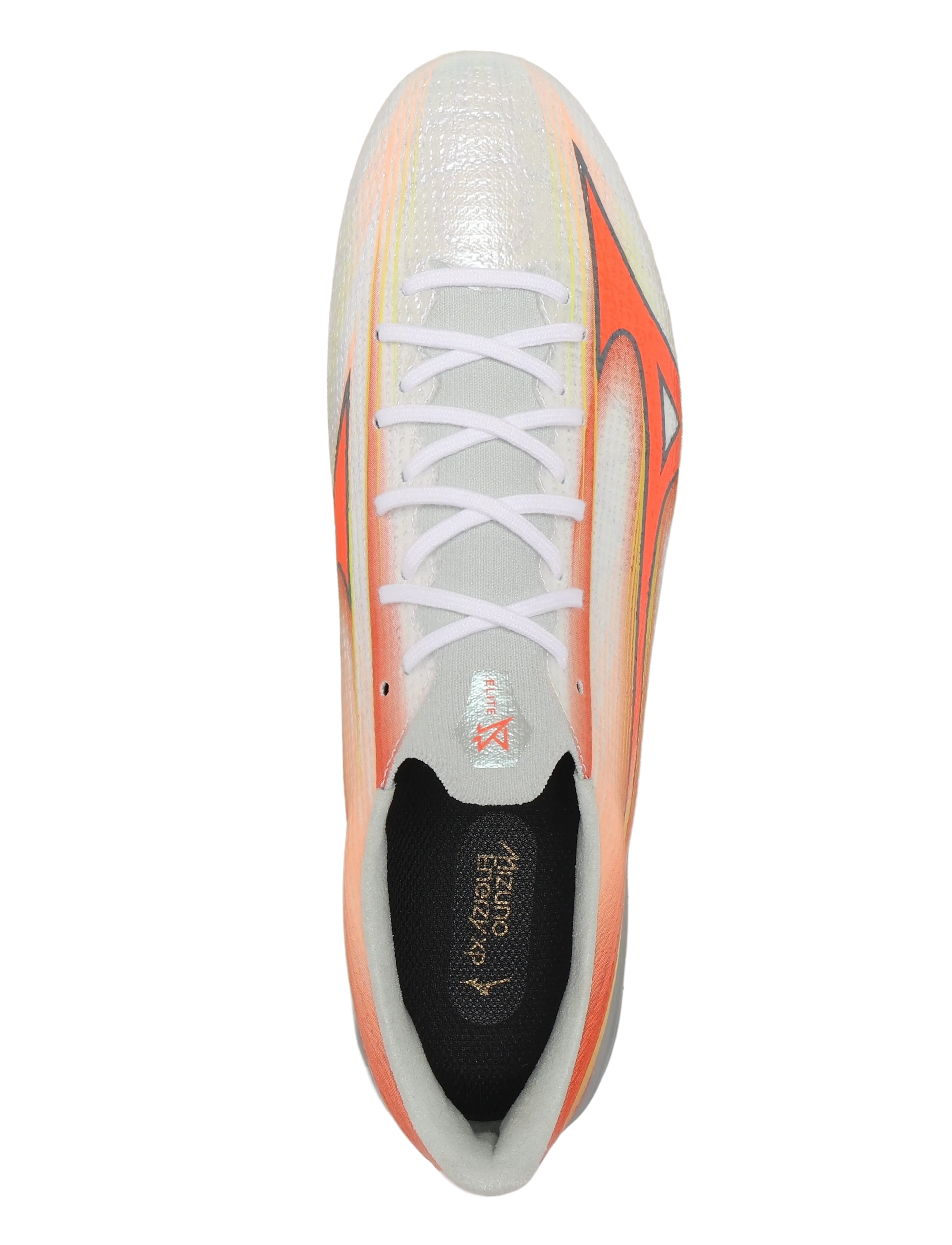 Mizuno - MIZUNO α III ELITE(U) - fußballstiefel - white/lava orange/evening primrose - 3