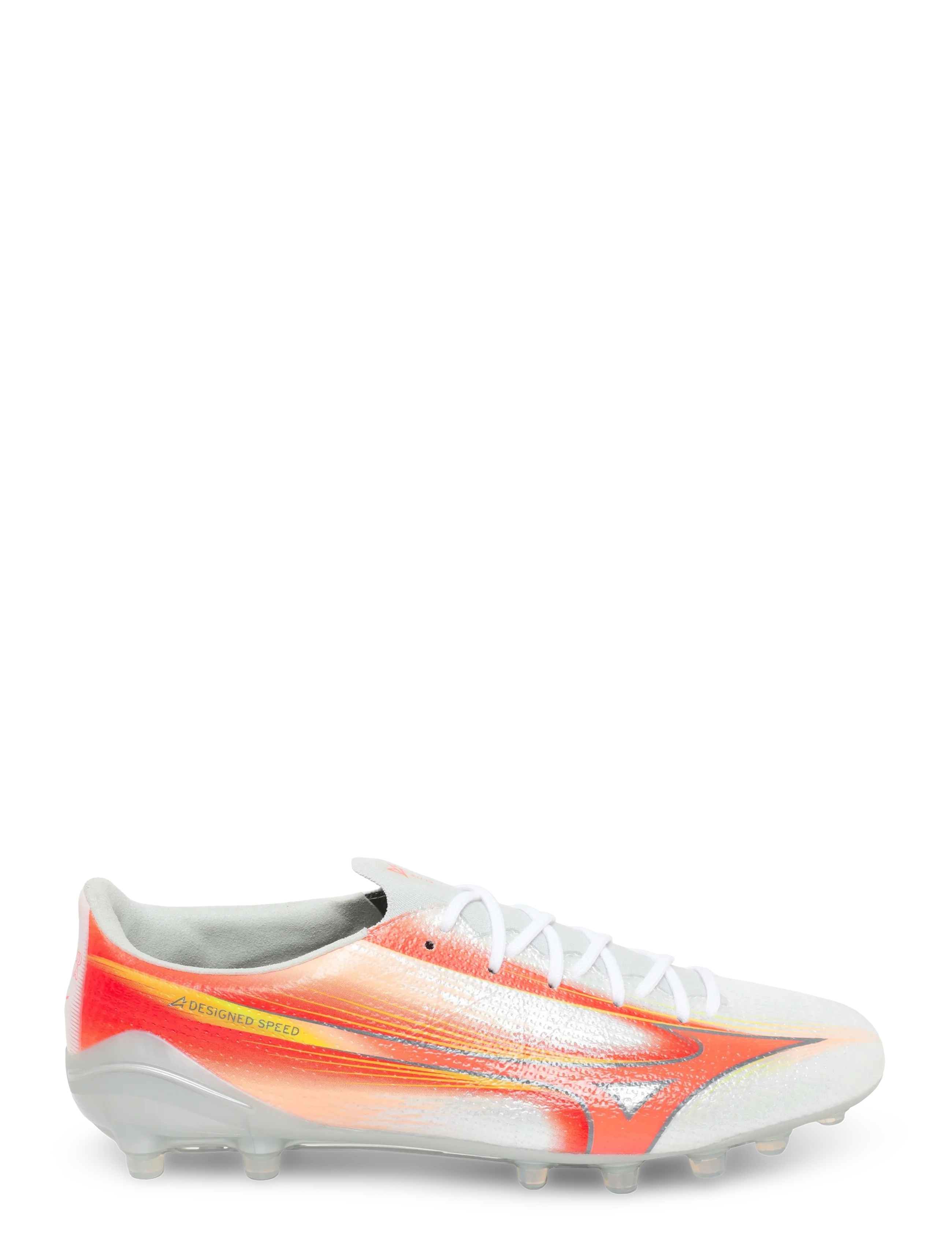 Mizuno - MIZUNO α III ELITE AG(U) - fußballstiefel - white/lava orange/evening primrose - 2