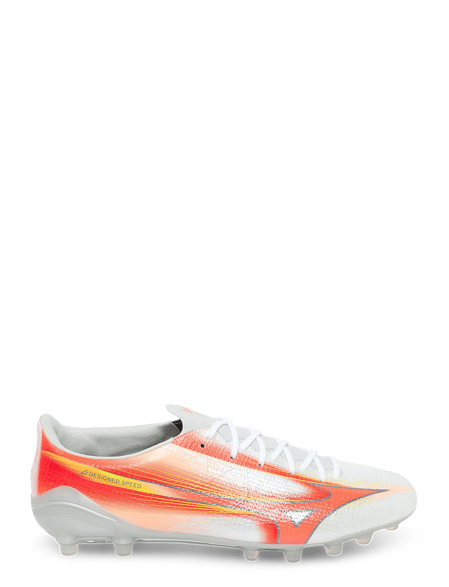 Mizuno - MIZUNO α III ELITE AG(U) - fußballstiefel - white/lava orange/evening primrose - 2